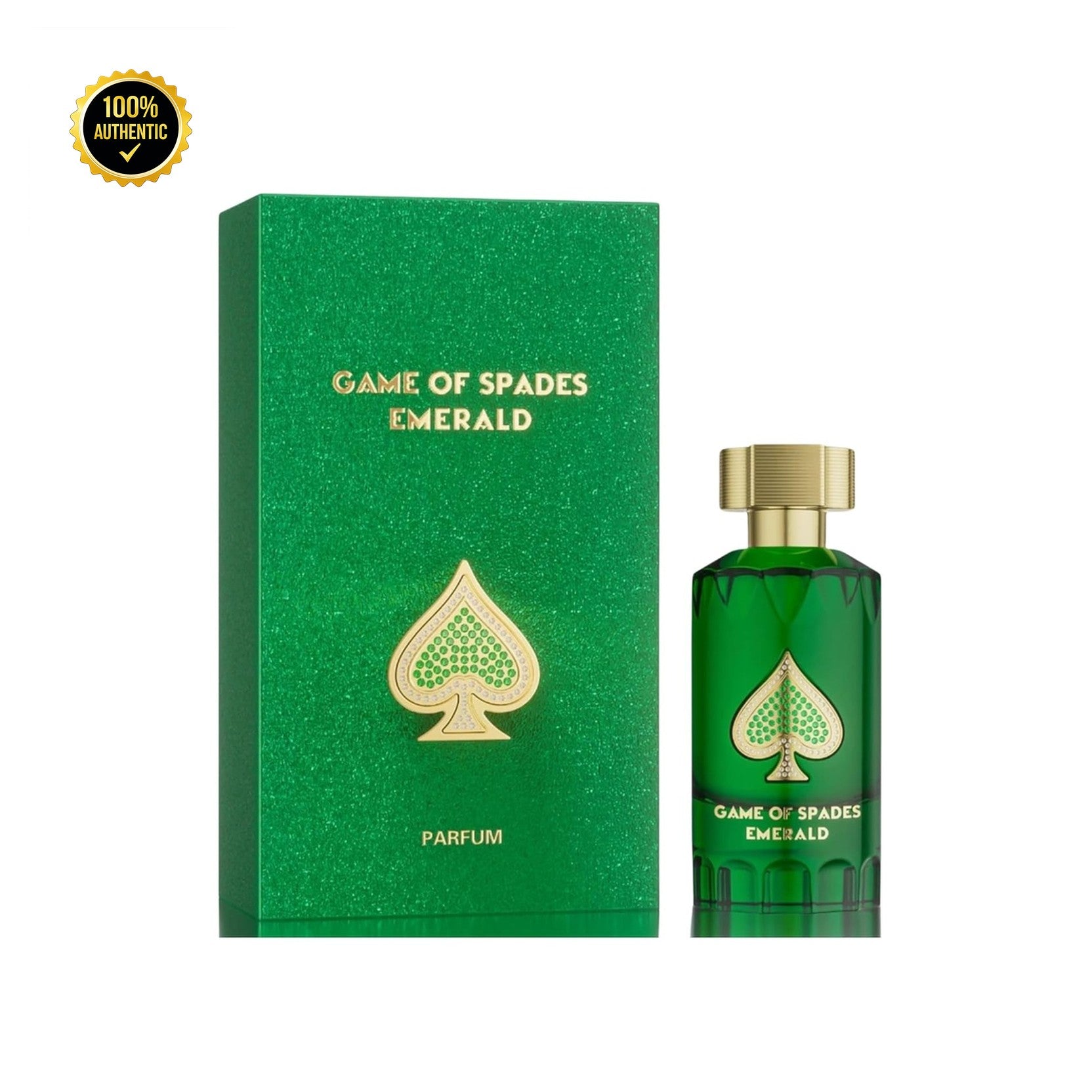 U Game Of Spades Emerald 3.4oz Parfum Spray (Like Lv Symphony)