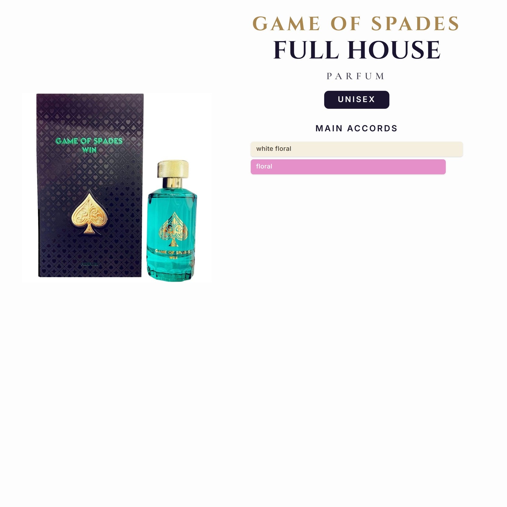 U Game Of Spades Full House 3.4oz Parfum Spray (Like Lv Imagination)