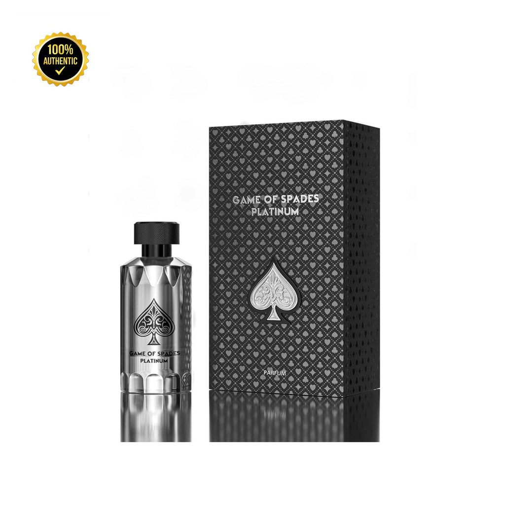 U Game Of Spades Platinum 3.4oz Parfum Spray (Like Baccarat Rouge 540)