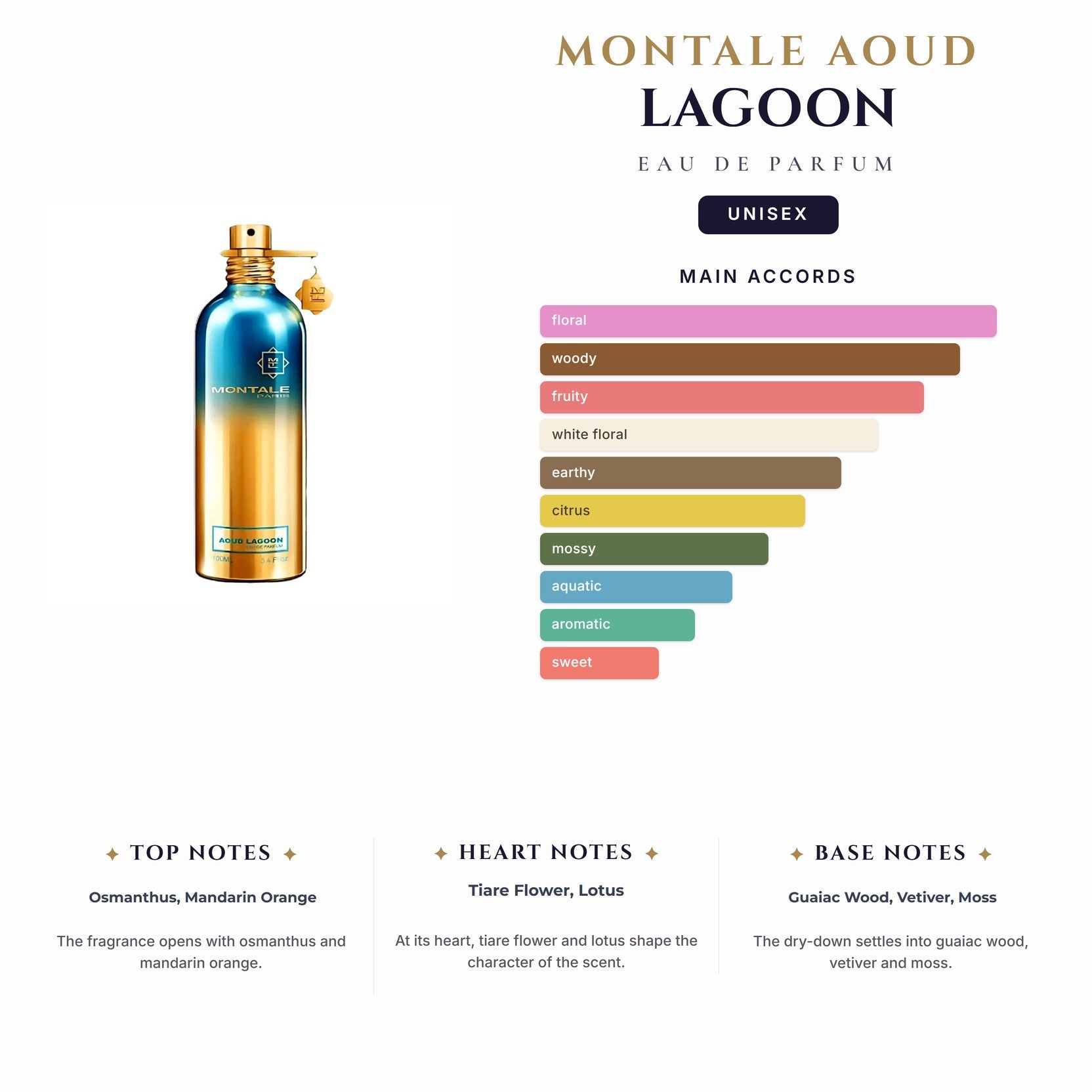 U Montale Aoud Lagoon 3.4oz EDP Spy