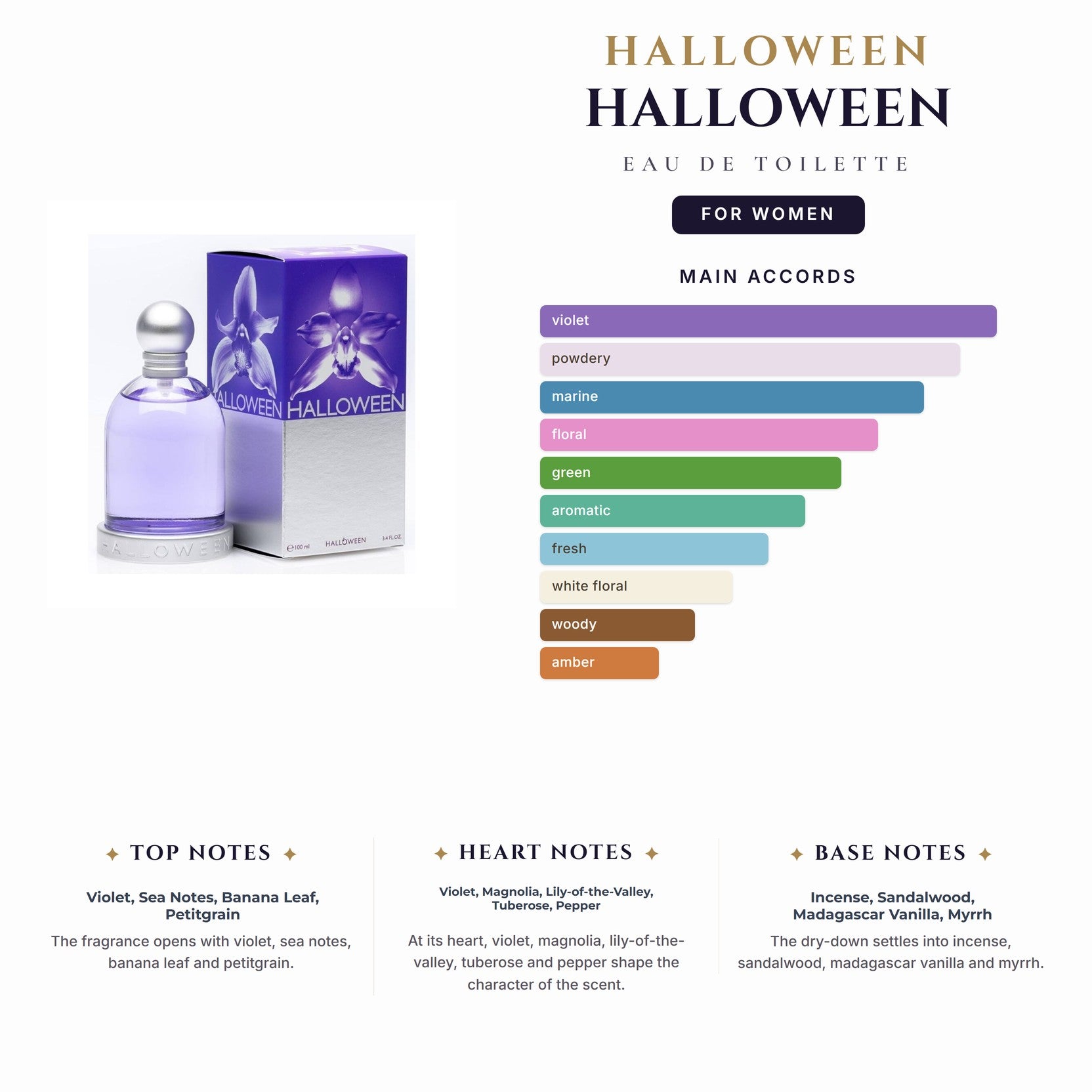 Tst Halloween 3.4oz EDT Spray for Women