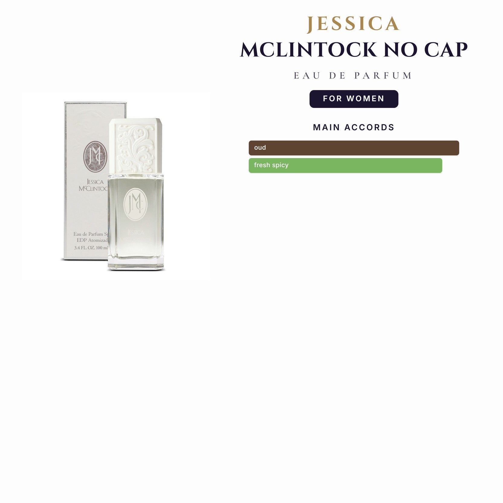 Tst Jessica Mclintock 3.4 oz EDP Spray No Cap for Women