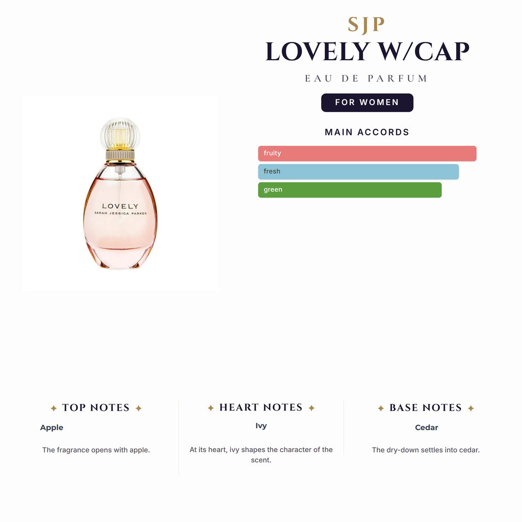 Tst Sjp Lovely 3.4oz EDP Spy W/Cap for Women