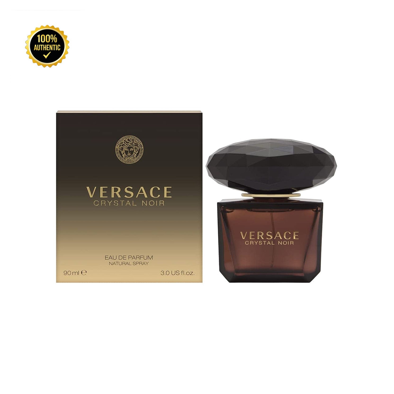 Tst Versace Crystal Noir 3.4oz EDP W/Cap for Women