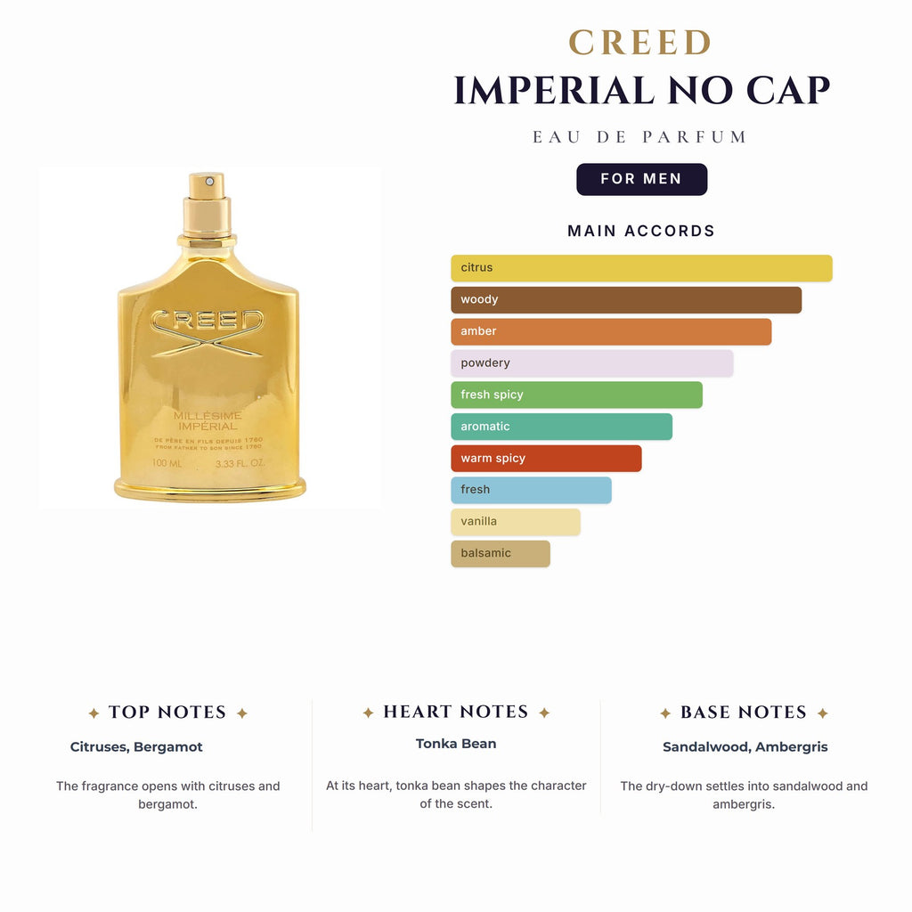Tst Creed Imperial 3.4oz EDP Spray No Cap for Men