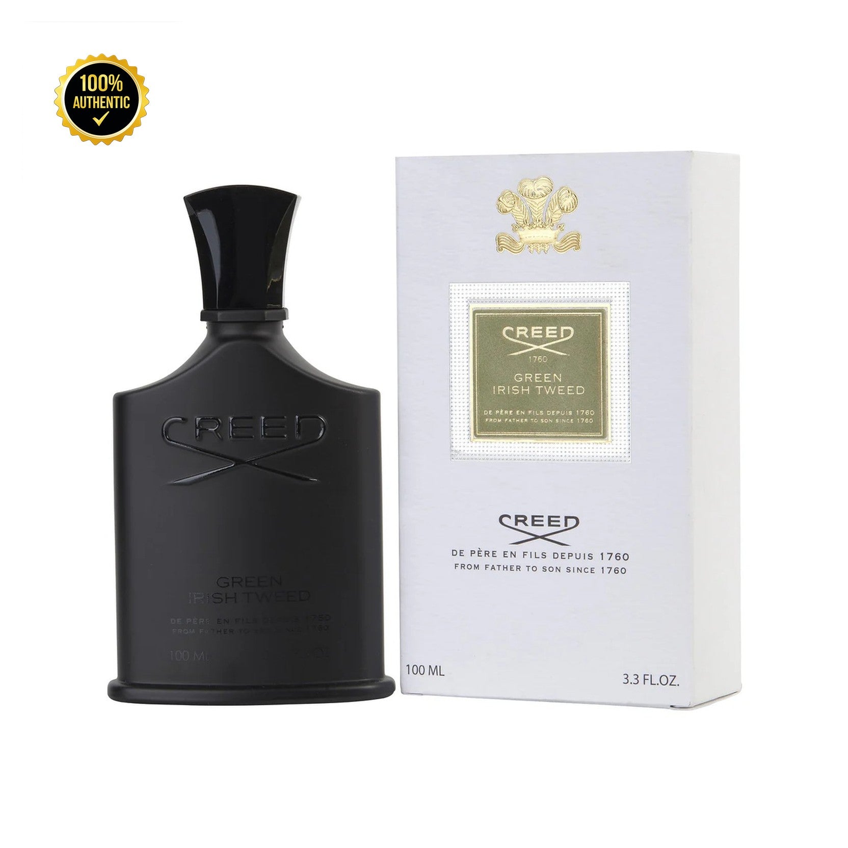 Tst Creed Irish Tweed 3.4oz EDP Spray No Cap for Men