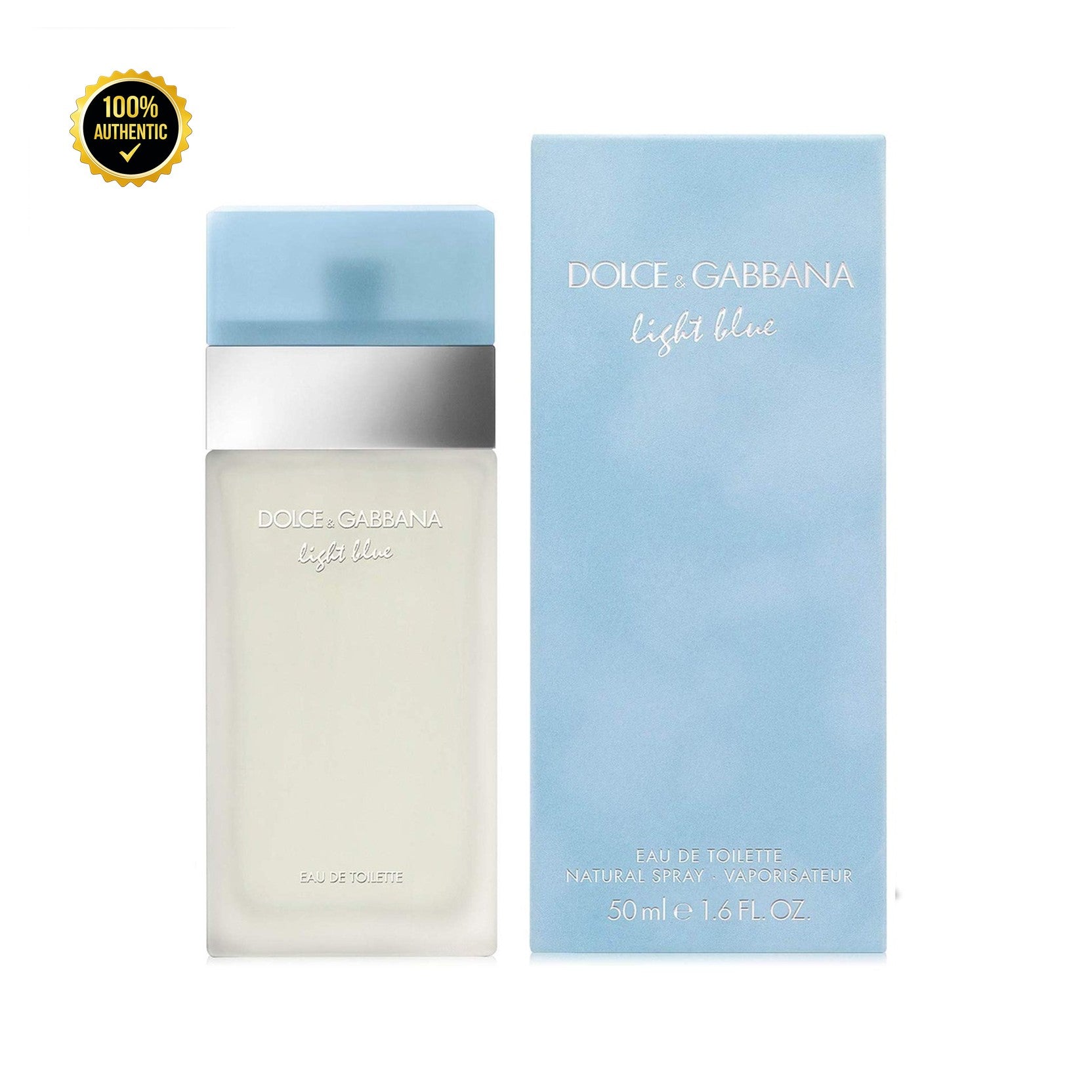 Tst D&G Light Blue 4.2oz EDT Spray W/ Cap for Men