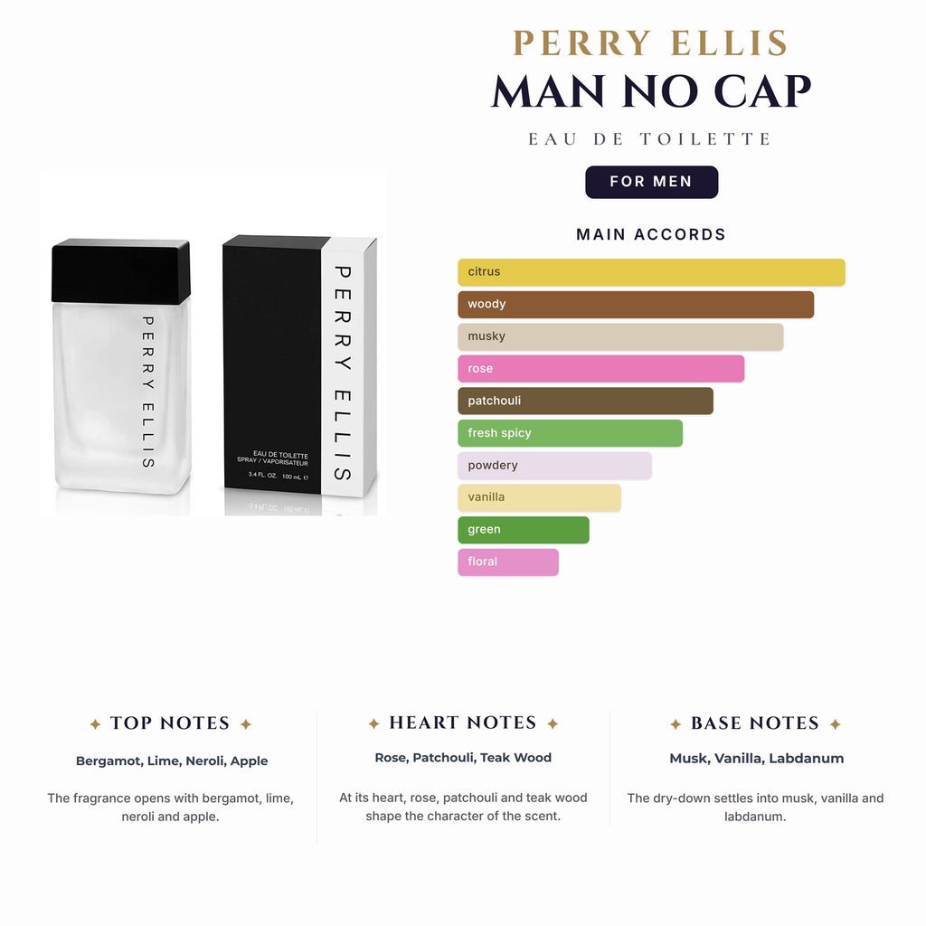 Tst Perry Ellis Man 3.4oz EDT Spy No Cap for Men