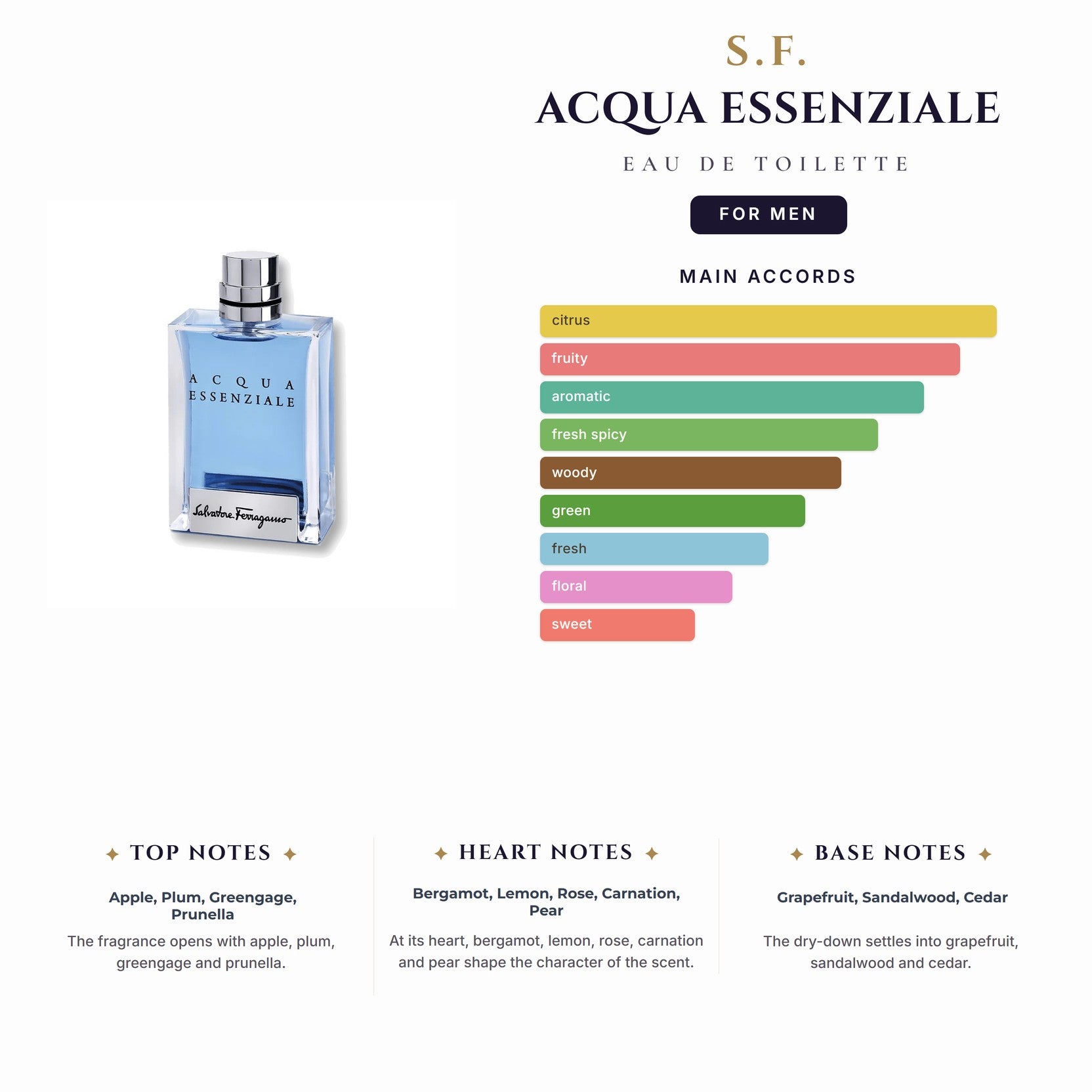 Tst S.F. Acqua Essenziale 3.4oz EDT Spy for Men