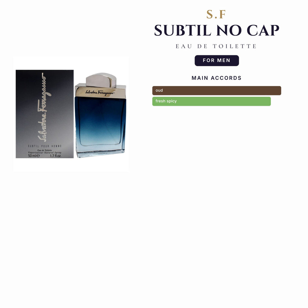 Tst S.F Subtil 3.4oz EDT Spray No Cap for Men