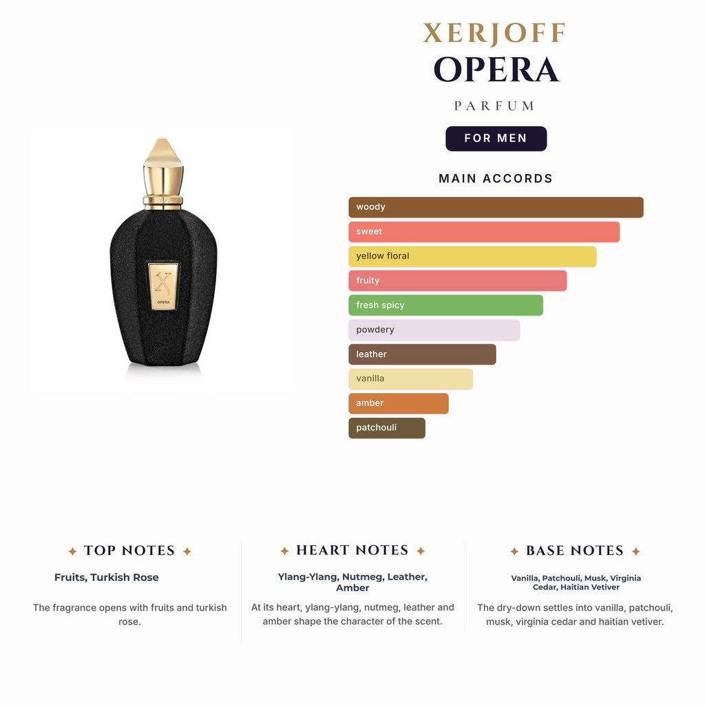 Tst Xerjoff Opera 3.4oz Parfum Spray (15 Left) for Men