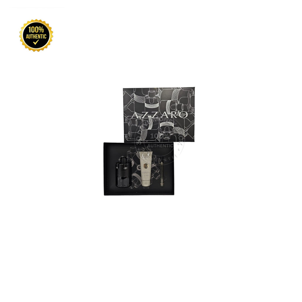 Set M Azzaro The Most Wanted Intense 3Pc (3.4oz EDP + 0.33oz EDP +2.5Sg)