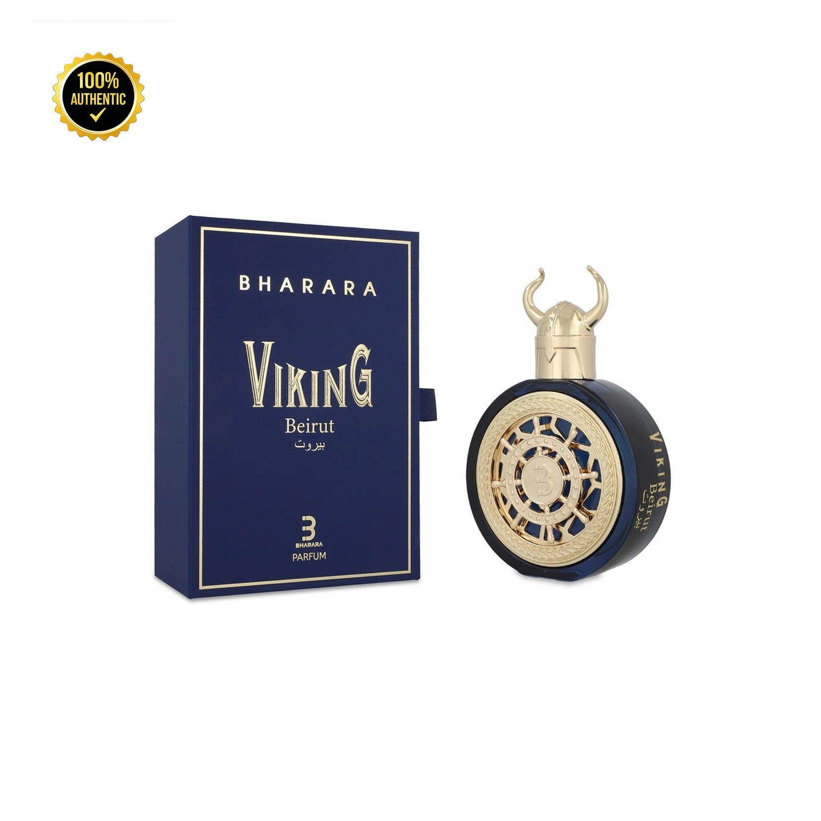 Set M- Bharara King Viking Beirut 3Pc(3.4oz EDP+1.ozedp+6.0oz Bl)
