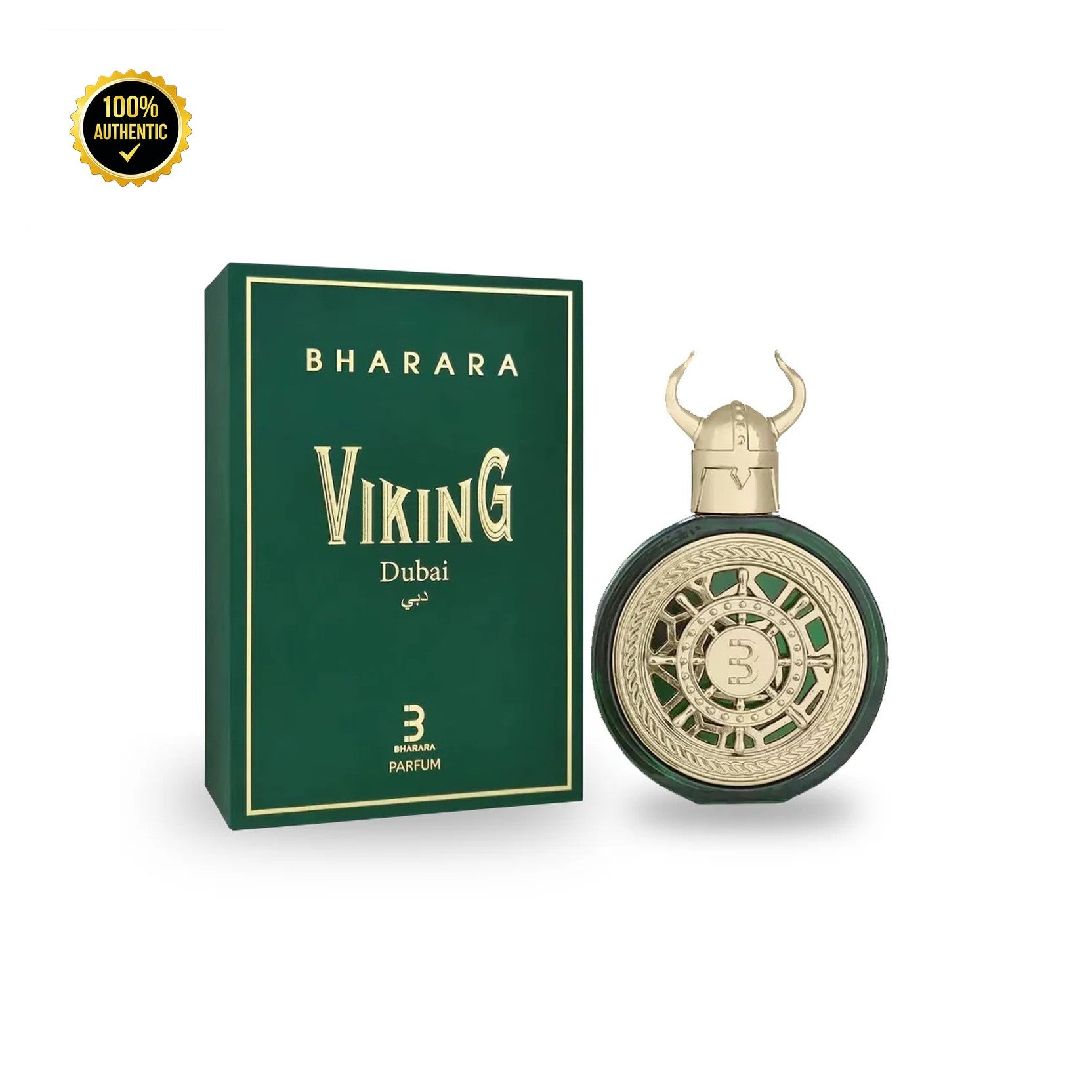 Set M- Bharara King Viking Dubai 3Pc (3.4oz EDP+1.0oz EDP+6.0oz Bl)