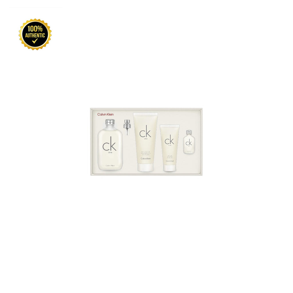 Set M- Ck-One 4Pc (6.7oz EDT+6.7Bl+3.4Sg+Mini)