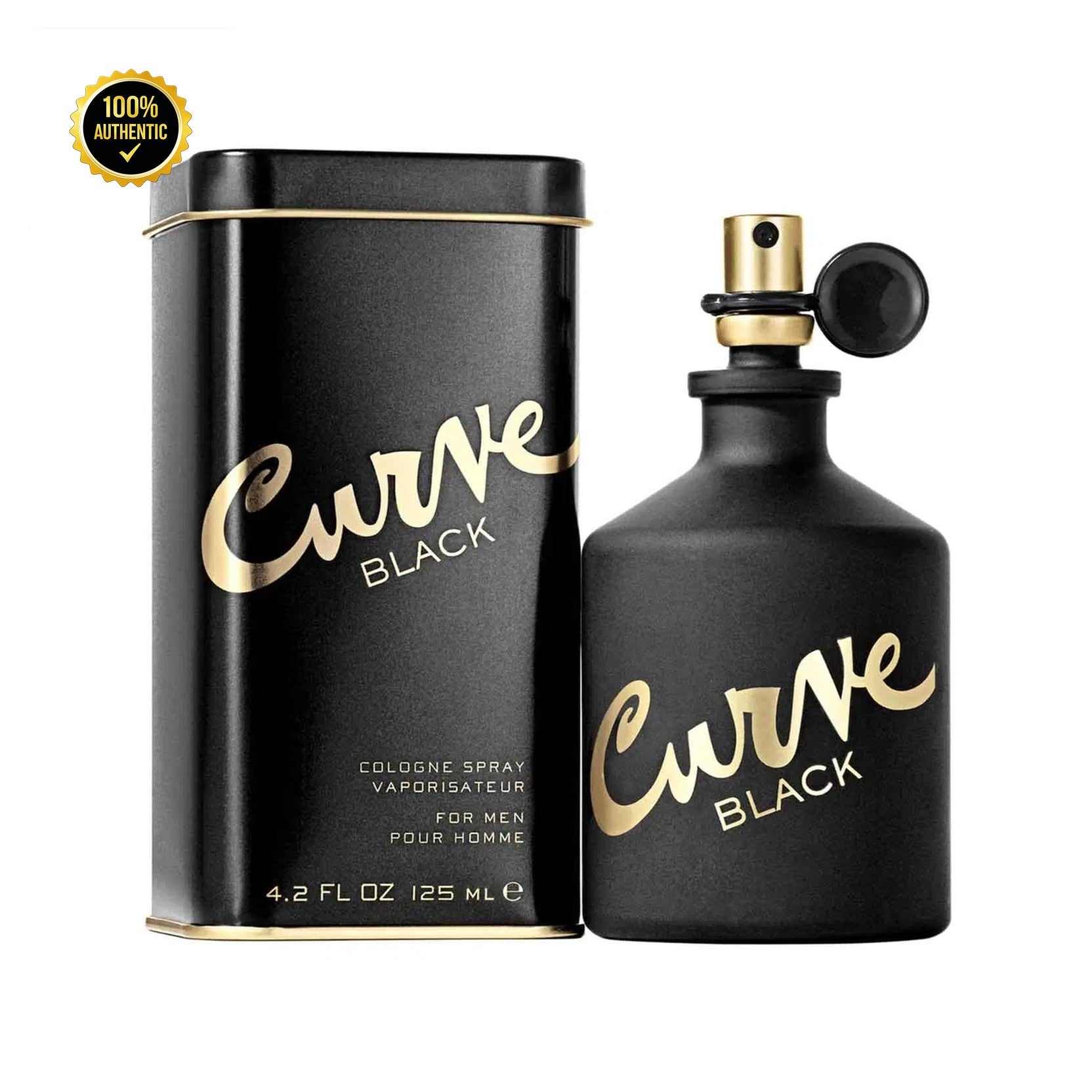 Set M- Claiborne Curve Black 4Pc (4.2oz+3.4Asb+3.4Sg+1.7oz Deo Stick)