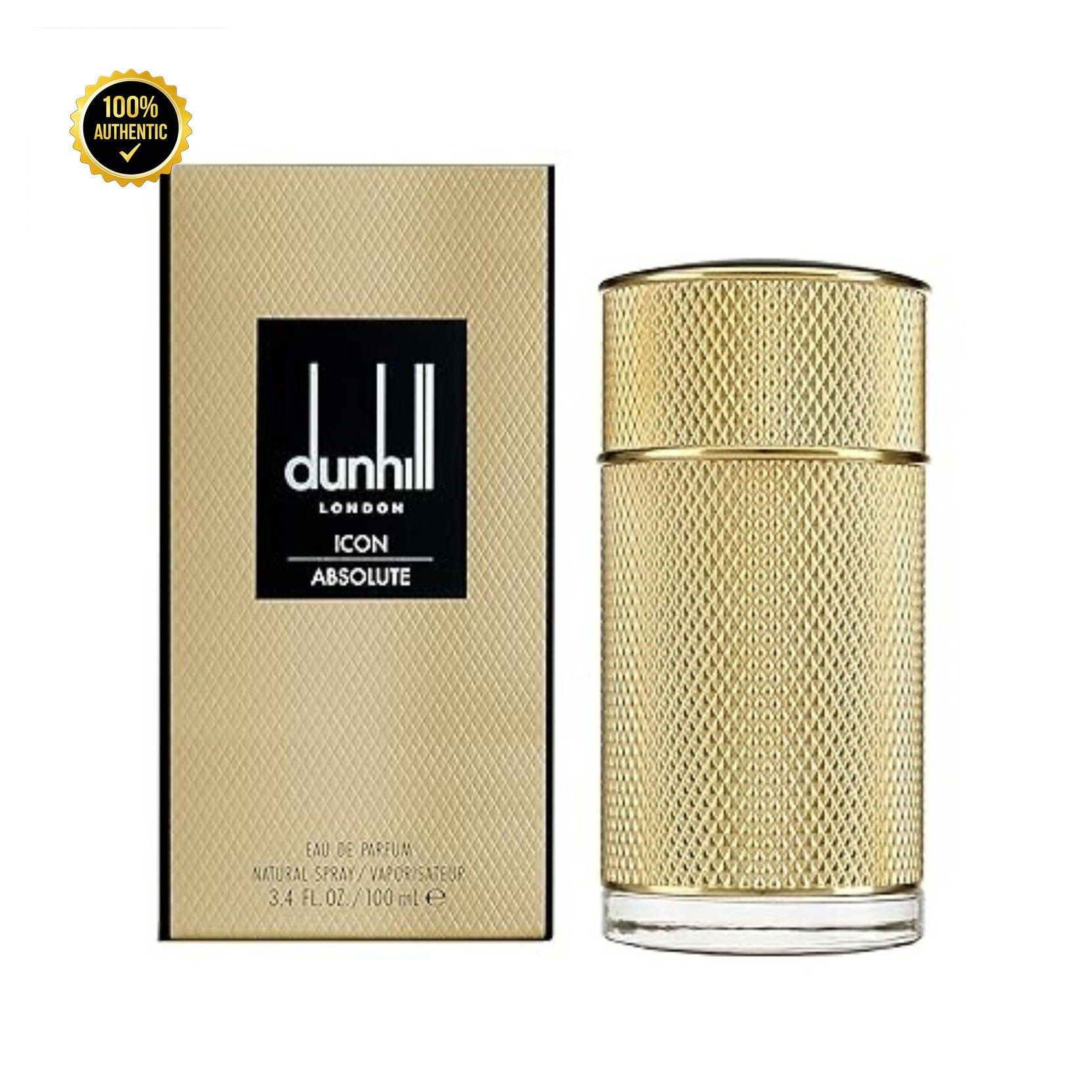 Set M- Dunhill Icon Absolute 4Pc. (3.4 EDP + 3.0S/Gel+3.0oz A/S/B +Toiletry Bag)
