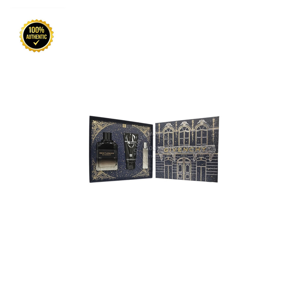 Set M- Givenchy Gentleman Boisee 3Pc (3.4oz EDP +2.5Sg +12.5Ml Mini)