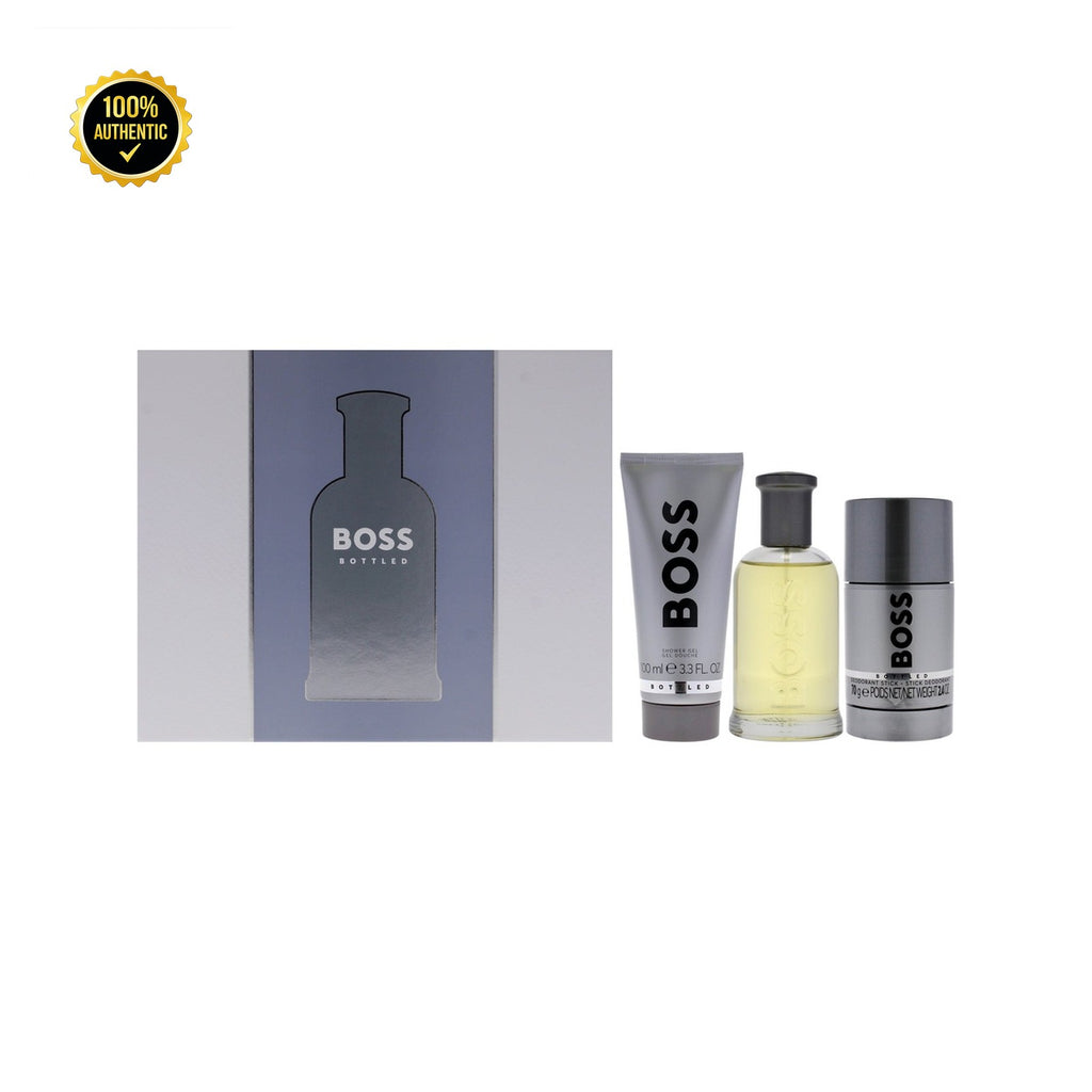 Set M- Hugo Boss #6 3Pc(3.4oz EDT+2.4oz Deo Stick+3.4Sg)