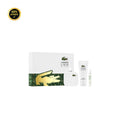 Set M- Lacoste Eau Blanc 3Pc. (3.3oz EDT + 3.3oz S/Gel + 0.25oz Spy )