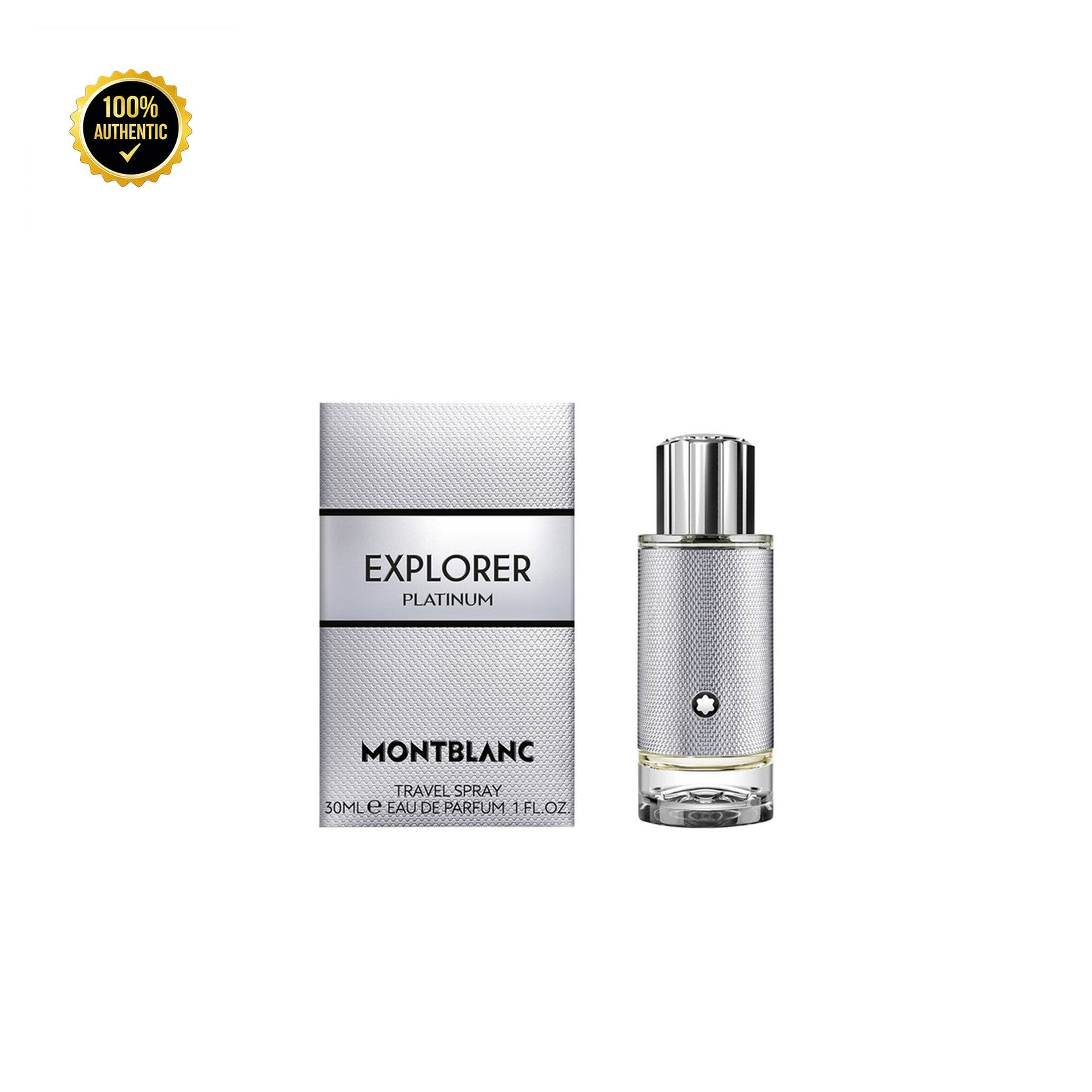 Set M- Mont Blanc Explorer Platinum 3Pc. (3.4oz EDP + 0.25oz EDP + 3.3oz S/Gel)Hb