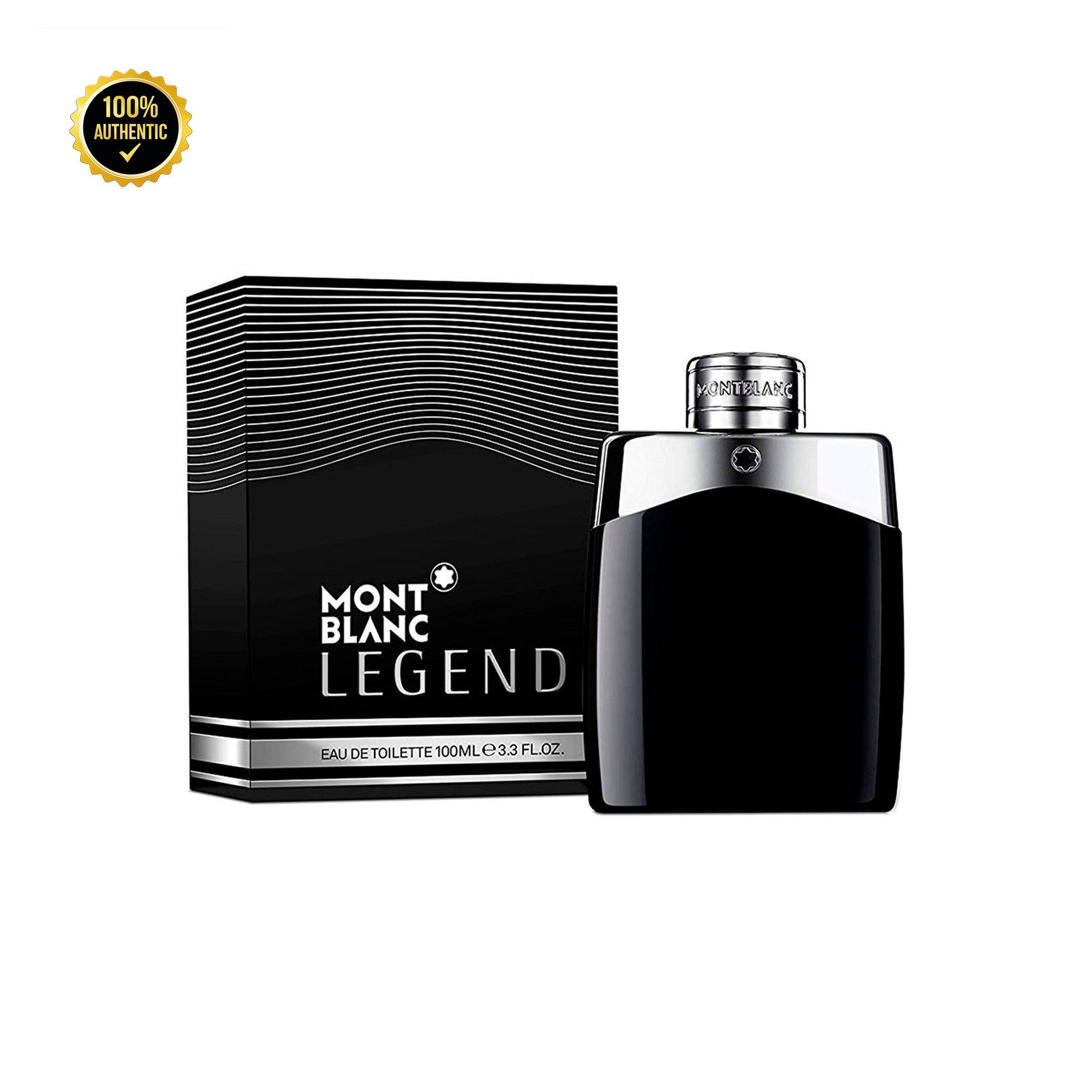 Set M- Mont Blanc Legend 3Pc (3.4oz EDT + 3.4Sg+ 0.5oz Spray) Hard Box