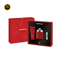 Set M- Mont Blanc Legend Red 3Pc(3.4ozedp +0.25oz EDP+3.4oz Sg) Travel Box