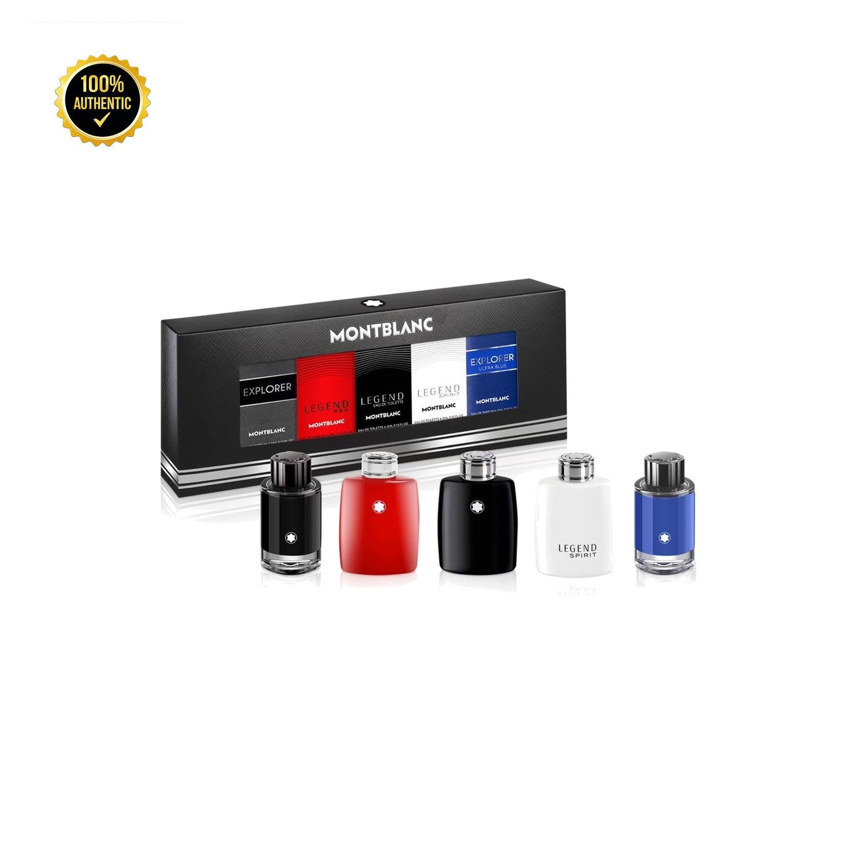 Set M- Mont Blanc Minis 15Mlx5 (Legend Red+ Legend EDT+ Explorer EDP+ Legend Blue+ Explorer Platinum)