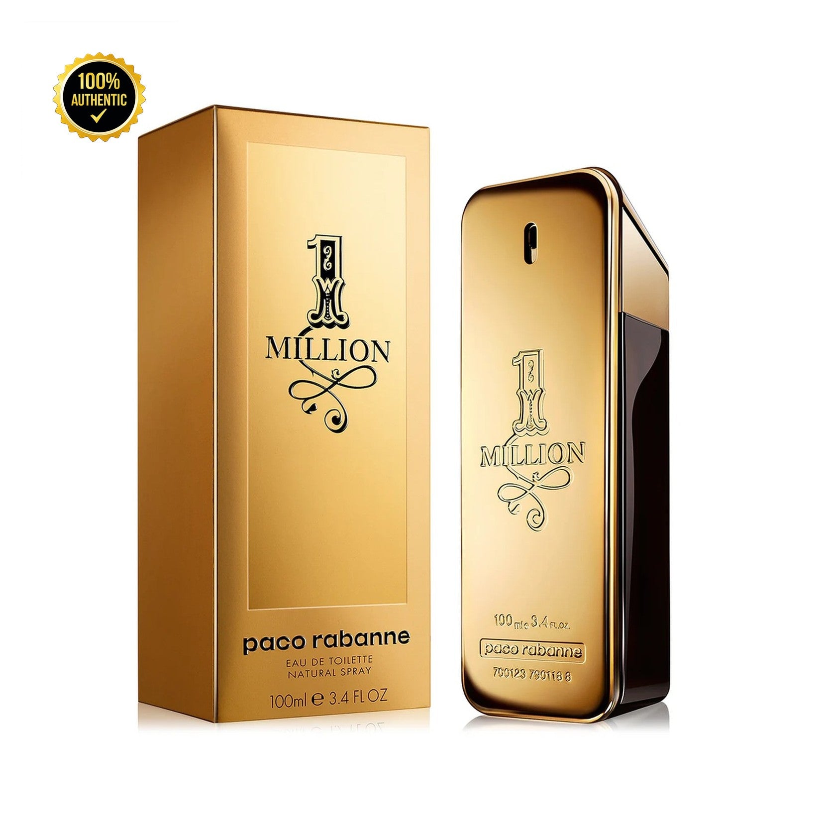 Set M- Paco 1 Million 3Pc (3.4oz EDT + 5.0oz Deo + 0.33oz Mini)
