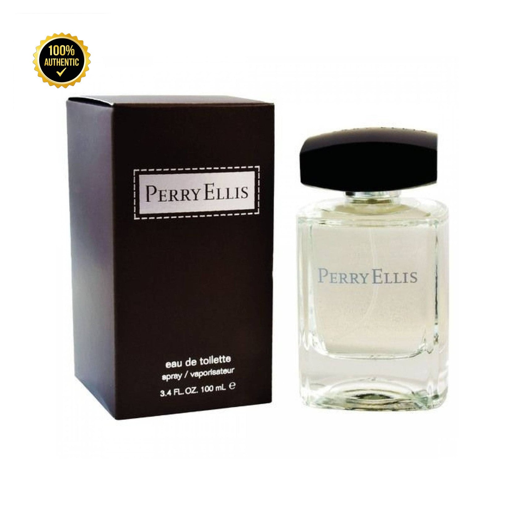 Set M- Perry Ellis Him -4Pcs (3.4oz EDT + 3oz A/S Gel + 2.75oz Deo Stick + Mini Spray )