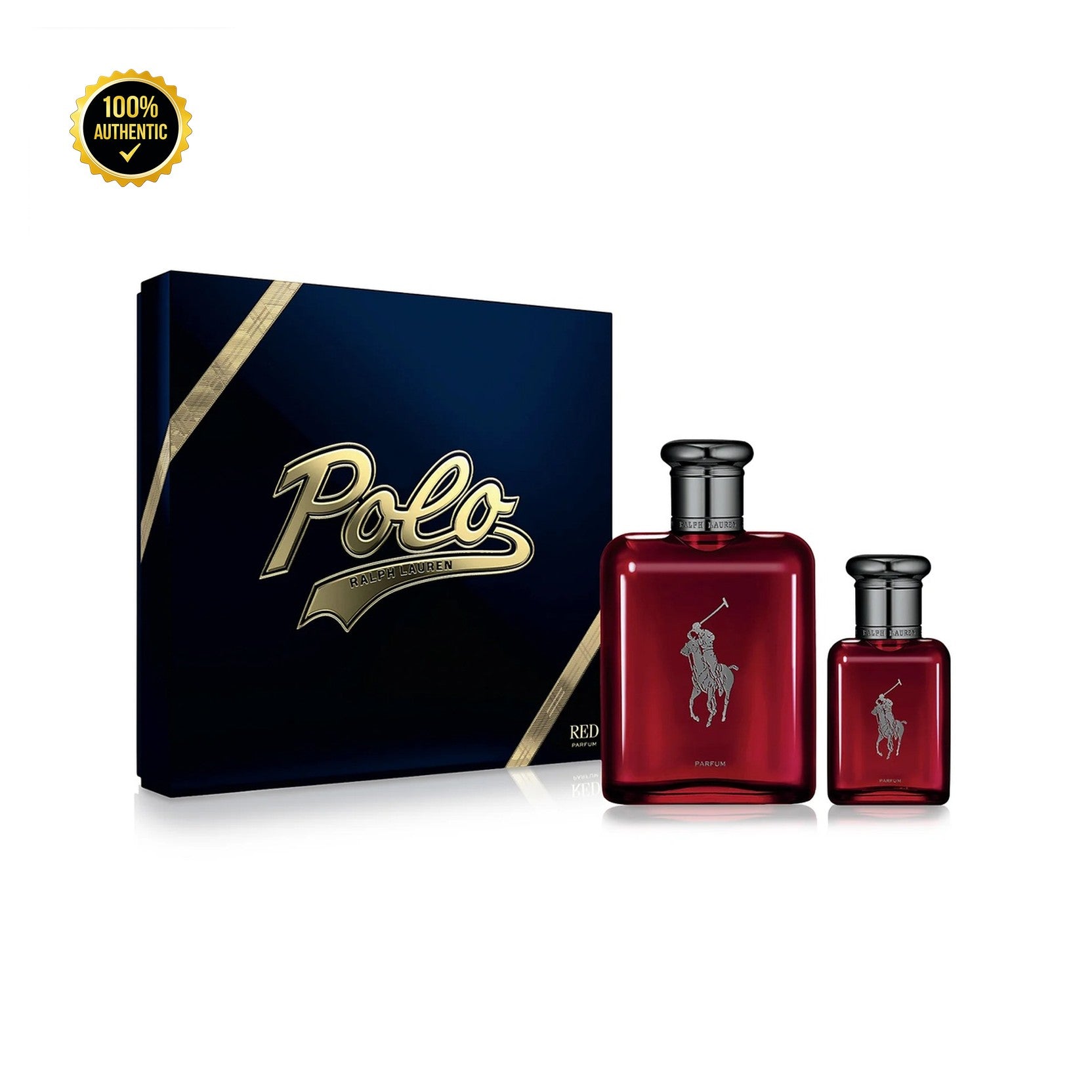 Set M- Polo Red 2Pc (4.2oz EDP + 1.3oz EDP) Hard Box