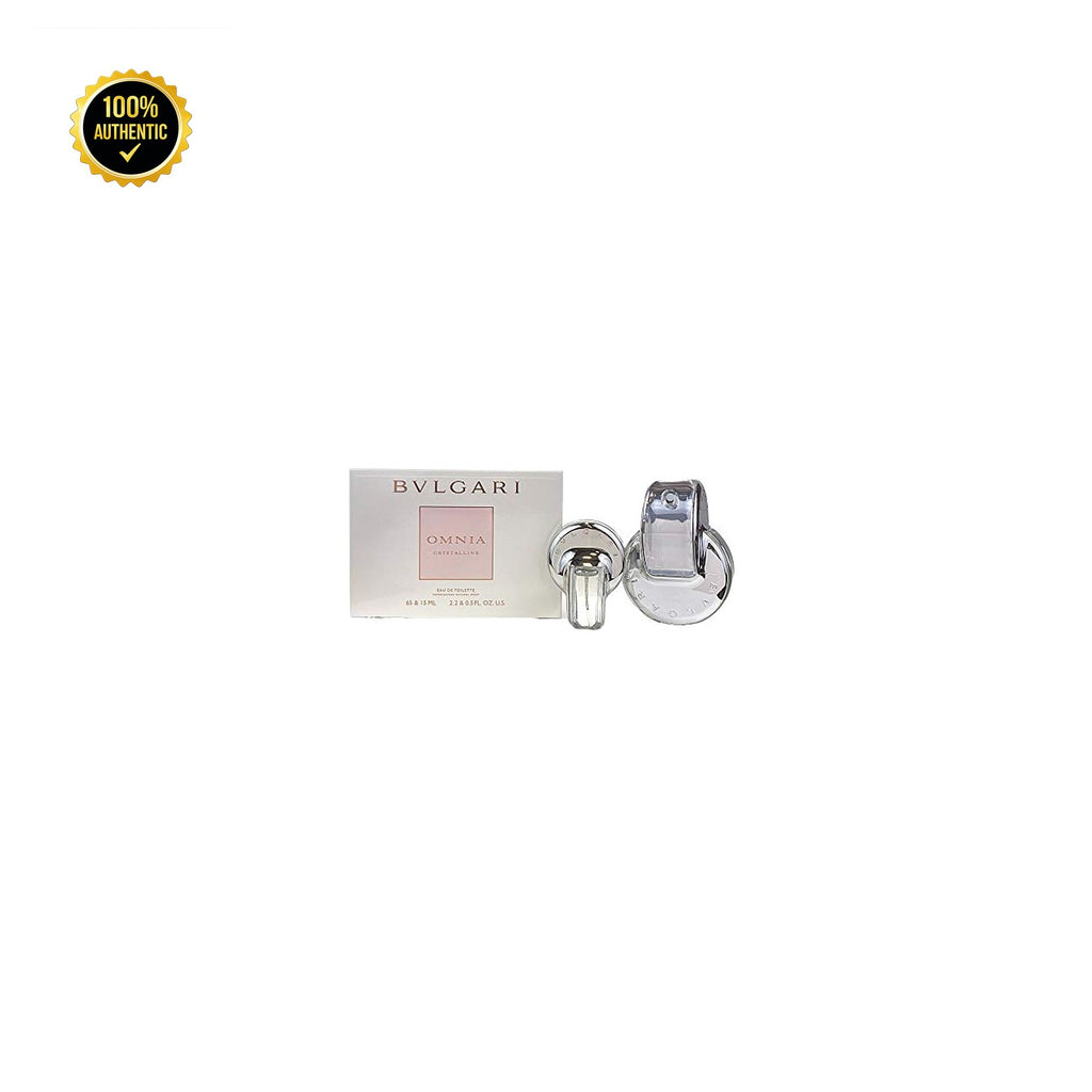 Set W- Bvlgari Omnia Crystalline 2Pc (3.4oz EDT +0.5oz EDT)