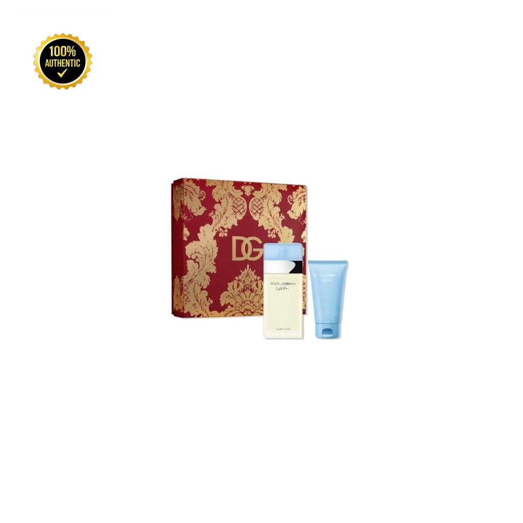 Set W- D&G Light Blue 2Pc (3.4oz EDT +1.7oz Bl)