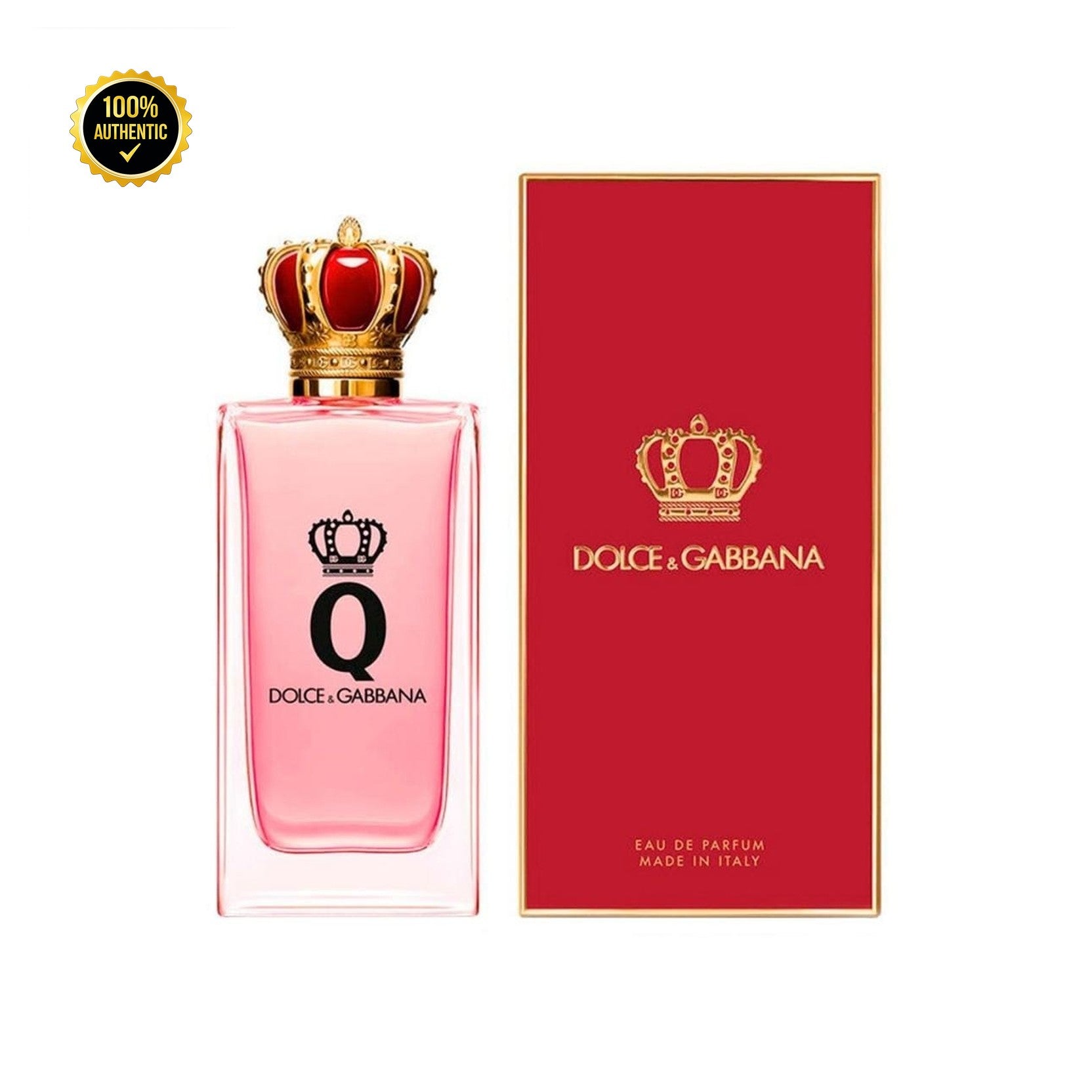 Set W- D&G Queen 3Pc (3.4oz EDP +1.7Sg + 1.7 Bl)