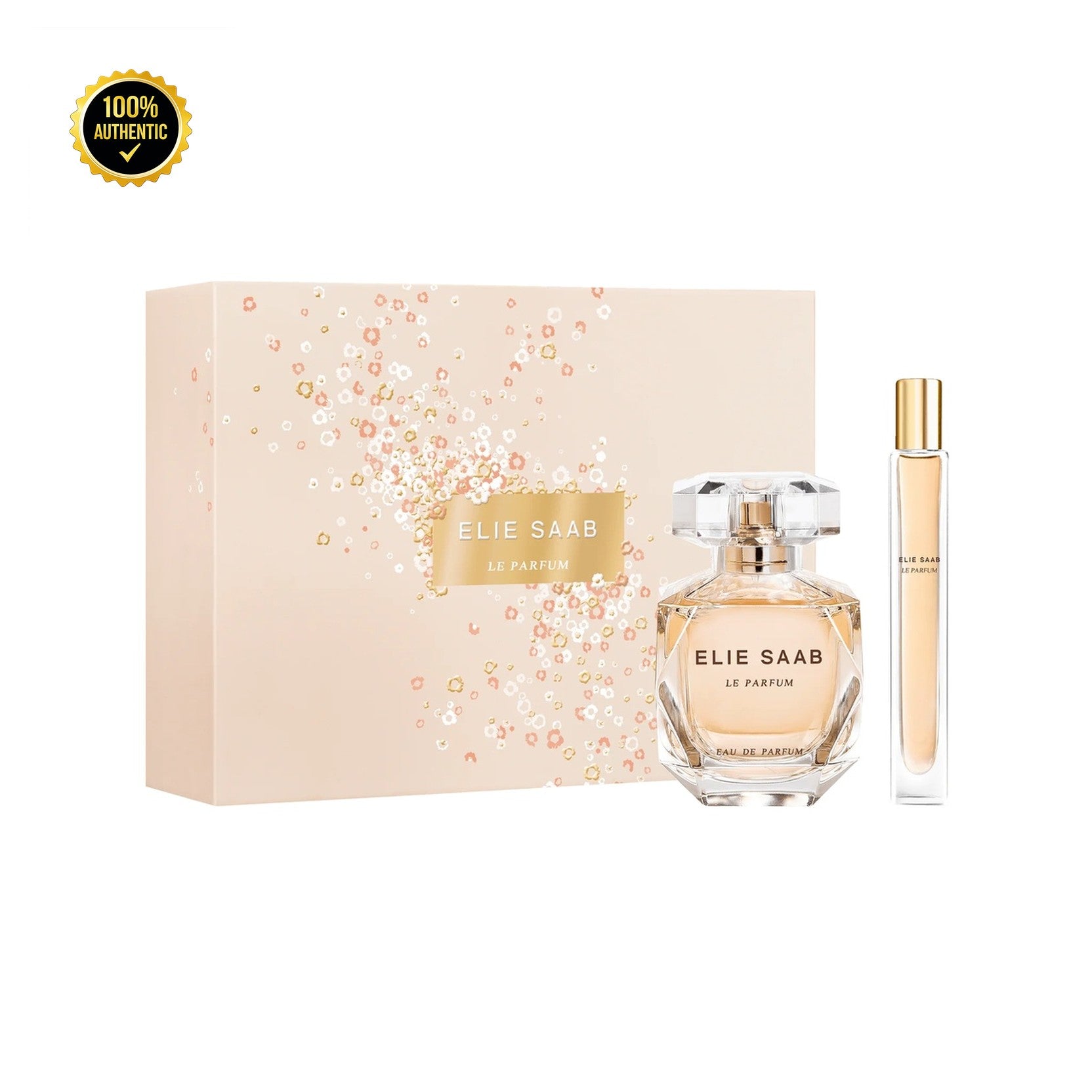 Set W- Elie Saab -2Pcs (3.4oz EDT + Mini) Travel