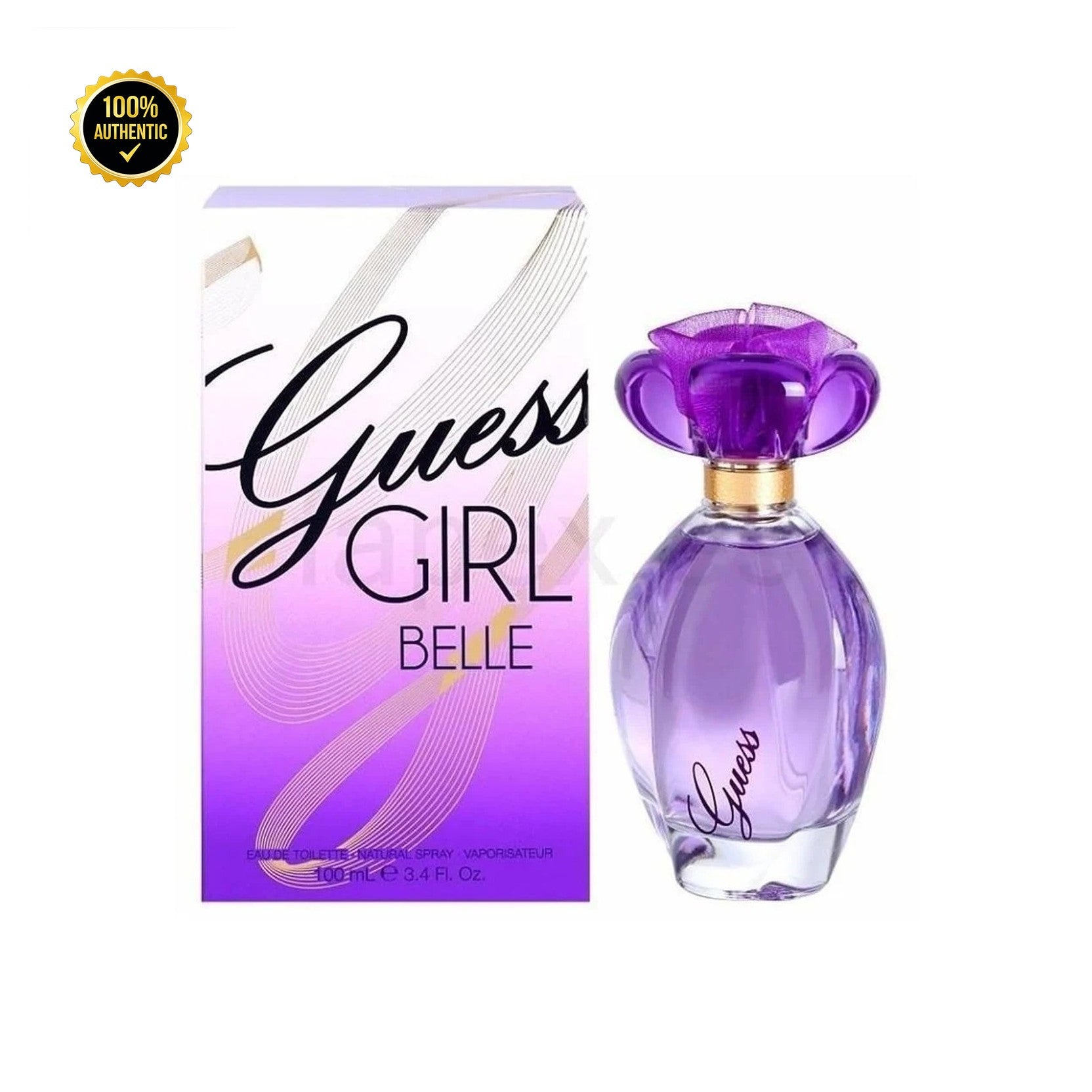Set W- Guess Girl Belle 3Pc (3.4oz + 6.7Bl + 15Ml)