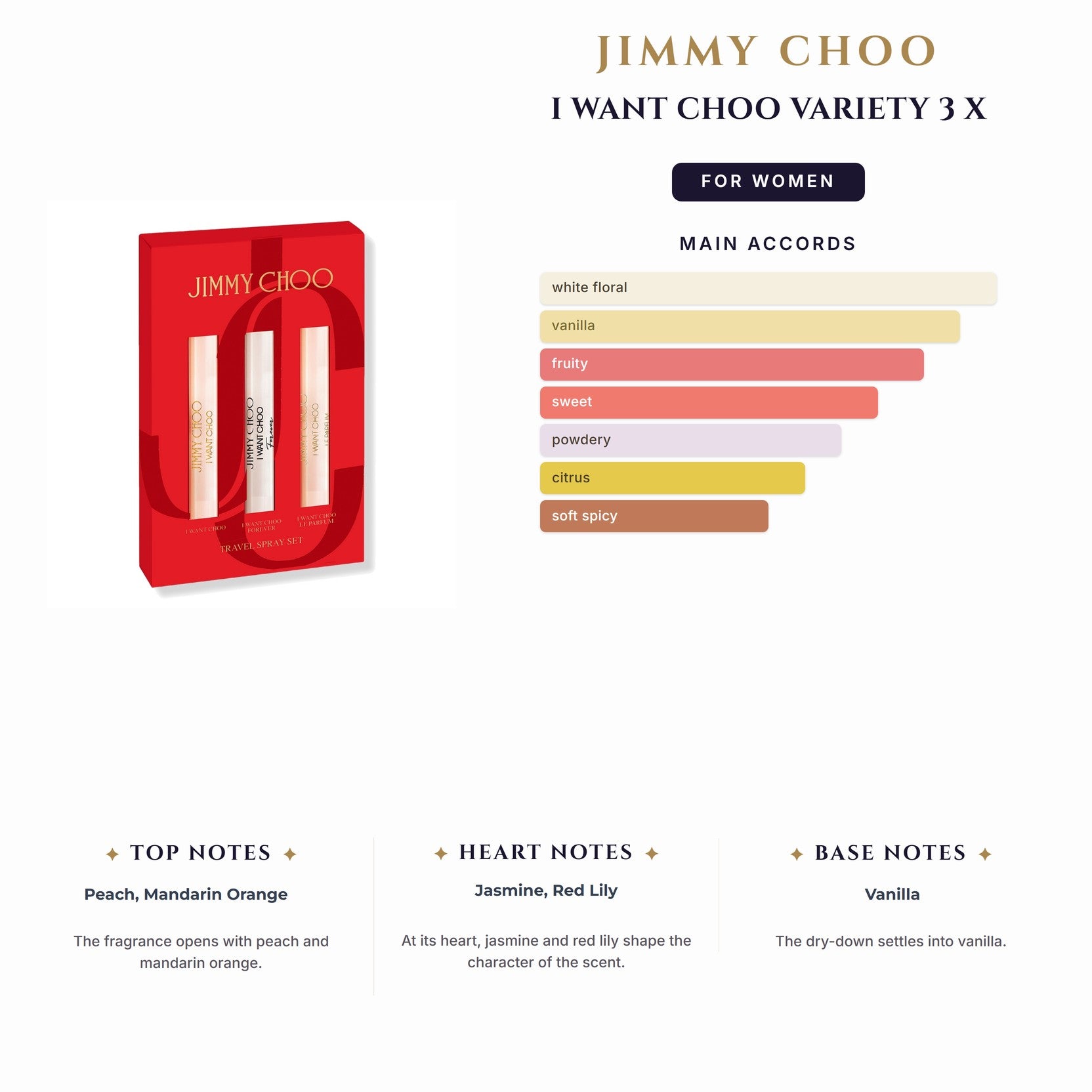 Set W Jimmy Choo I Want Choo Variety 3 X 10Ml (Jc I Want Choo+Forver+ Le Parfum)