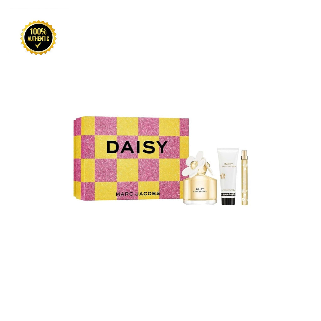 Set W- Marc Jacobs Daisy 3Pc (3.0oz EDT +0.33EDT+2.5Bl