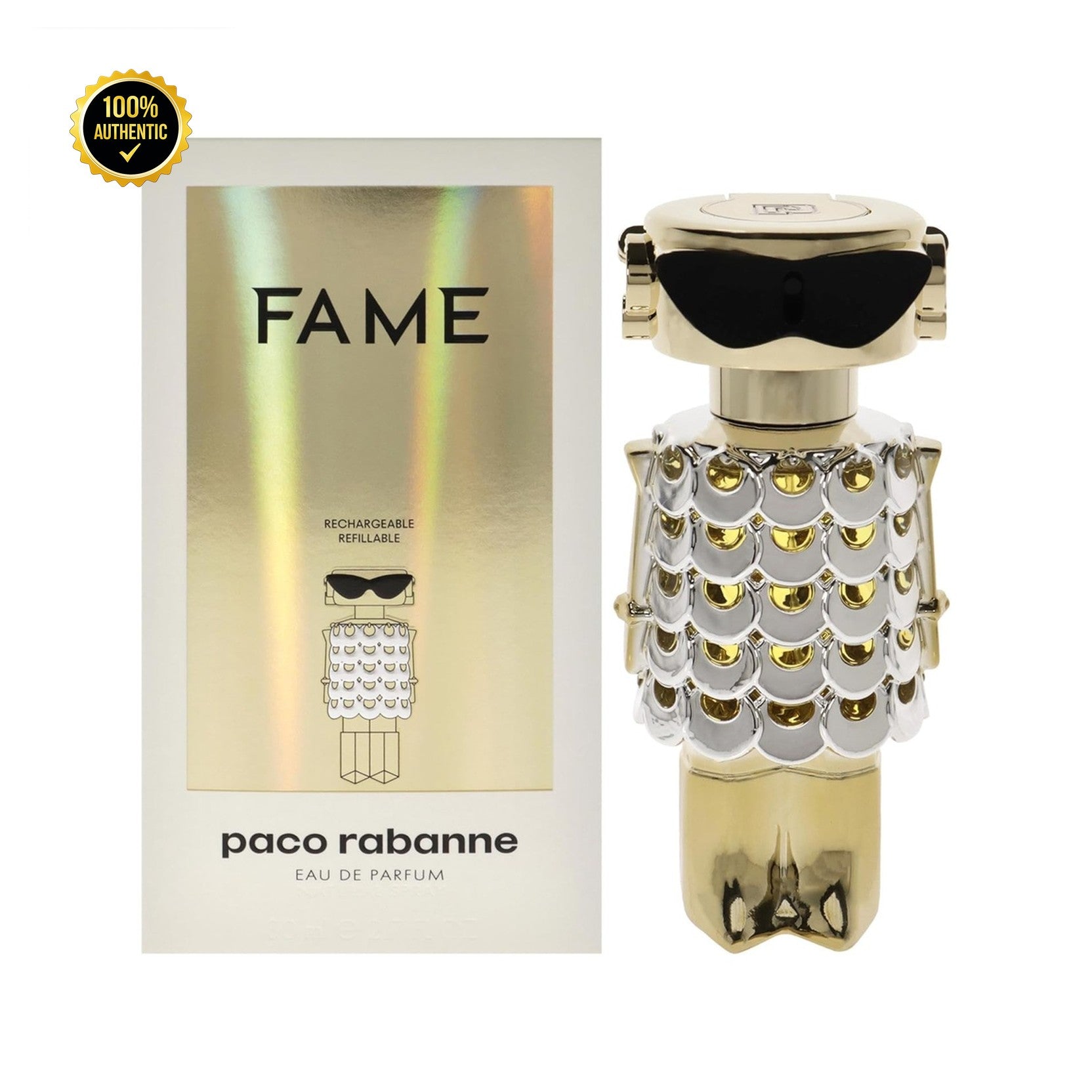 Set W- Paco Fame 2Pc(2.8oz EDP+3.4oz Bl)