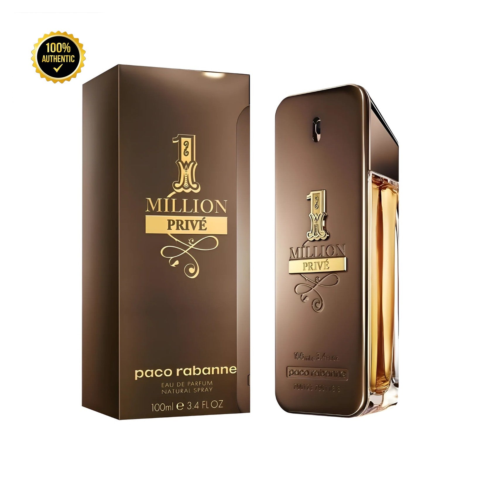 Set W- Paco Million Prive 2Pc (2.8oz EDP + 10Ml EDP) Metal Box