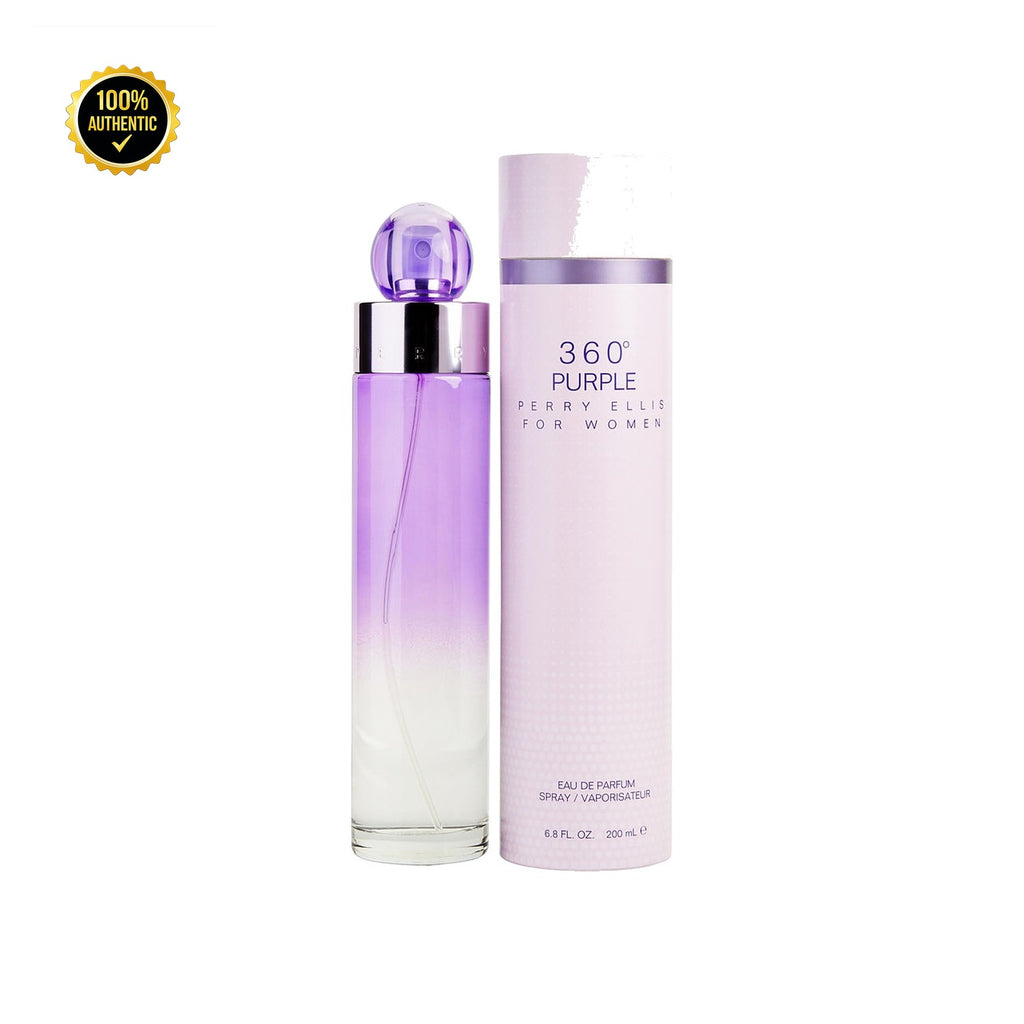 Set W- Perry Ellis 360 Purple 4Pc (3.4oz EDP + 4.Bmist + 3.4Sg +Mini)