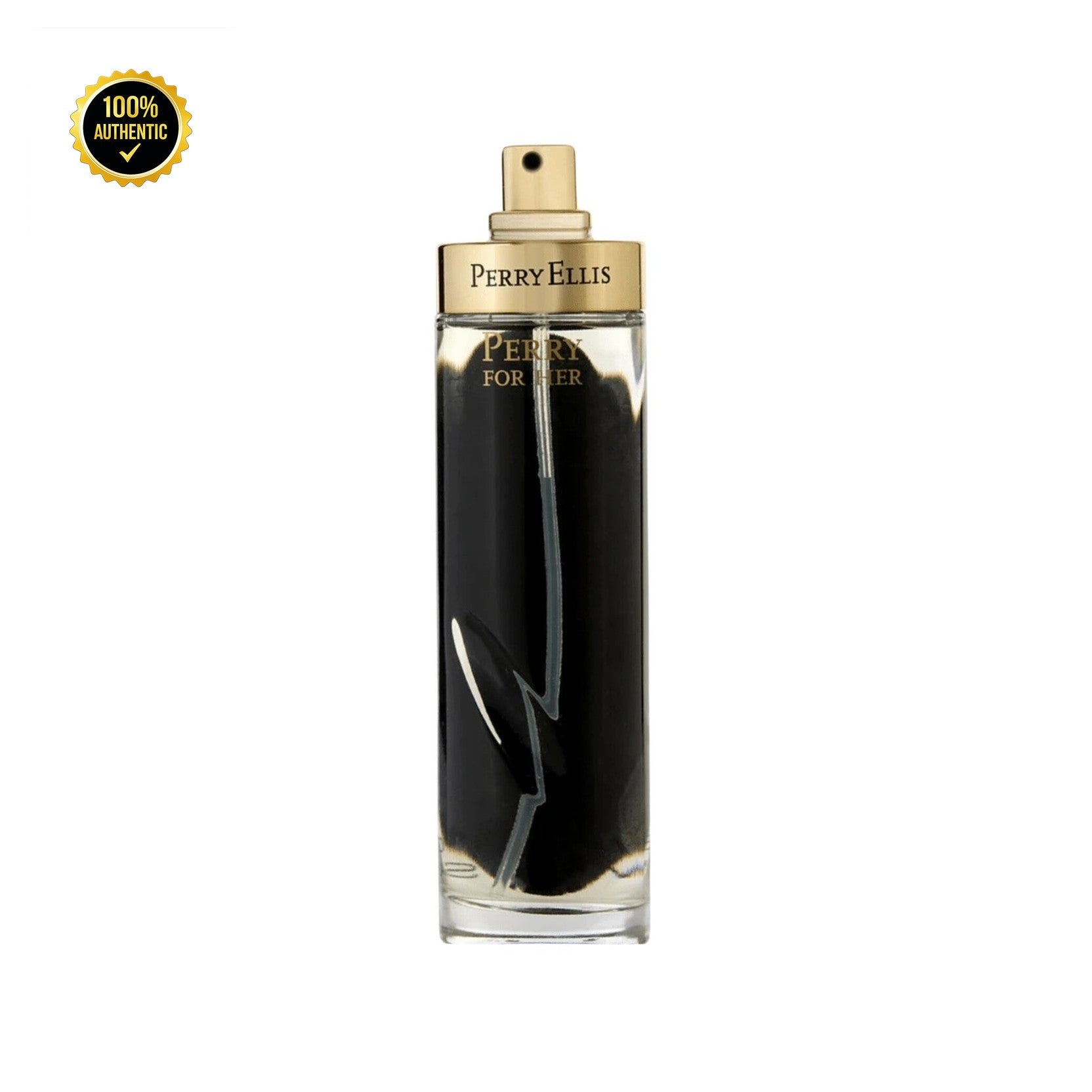 Set W- Perry Ellis For Her Black -4Pcs (3.4oz EDP + 3oz B/L + 3oz S/Gel + Mini )