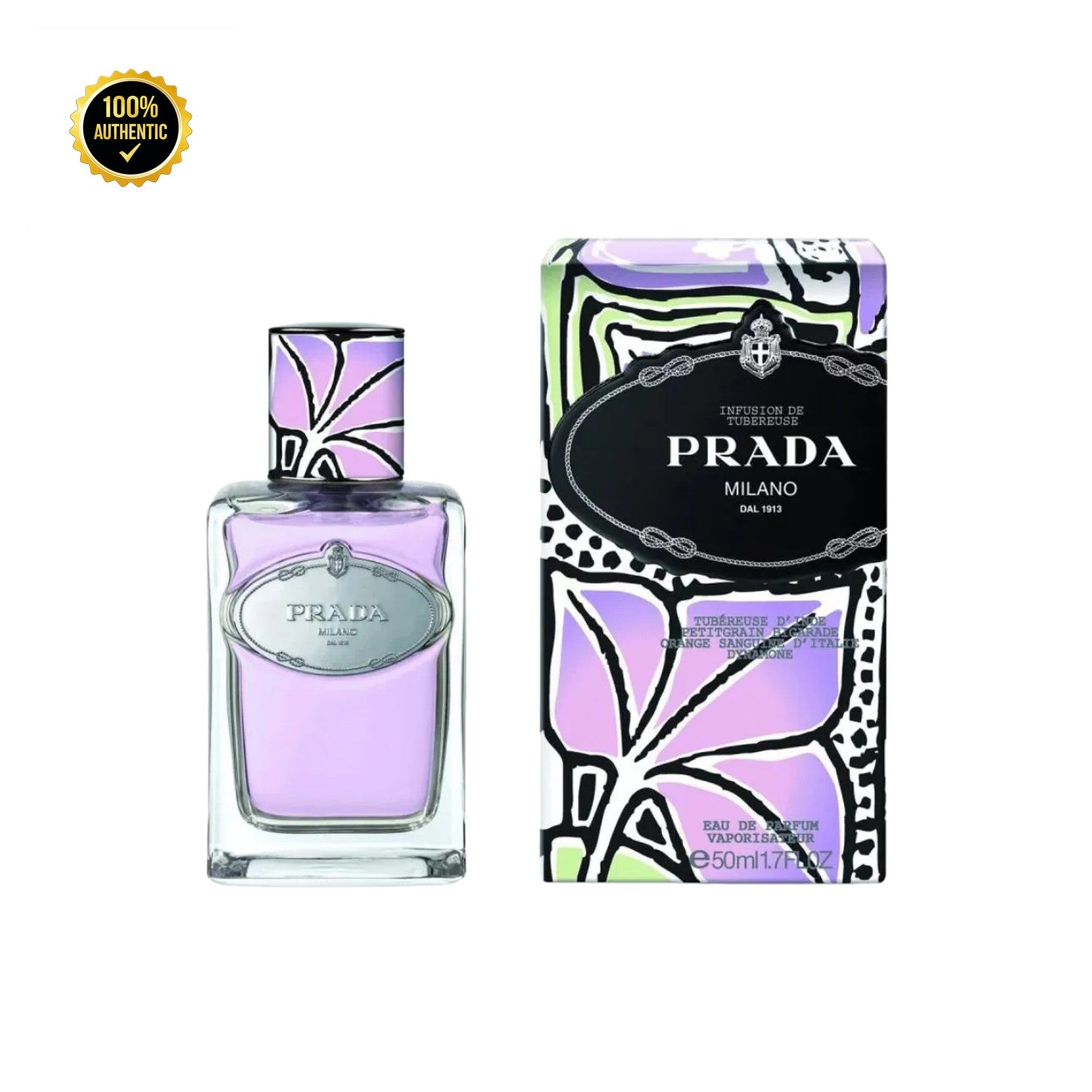 Set W- Prada Infusion De Tubereuse -2Pcs (3.4oz +3.4Bl)