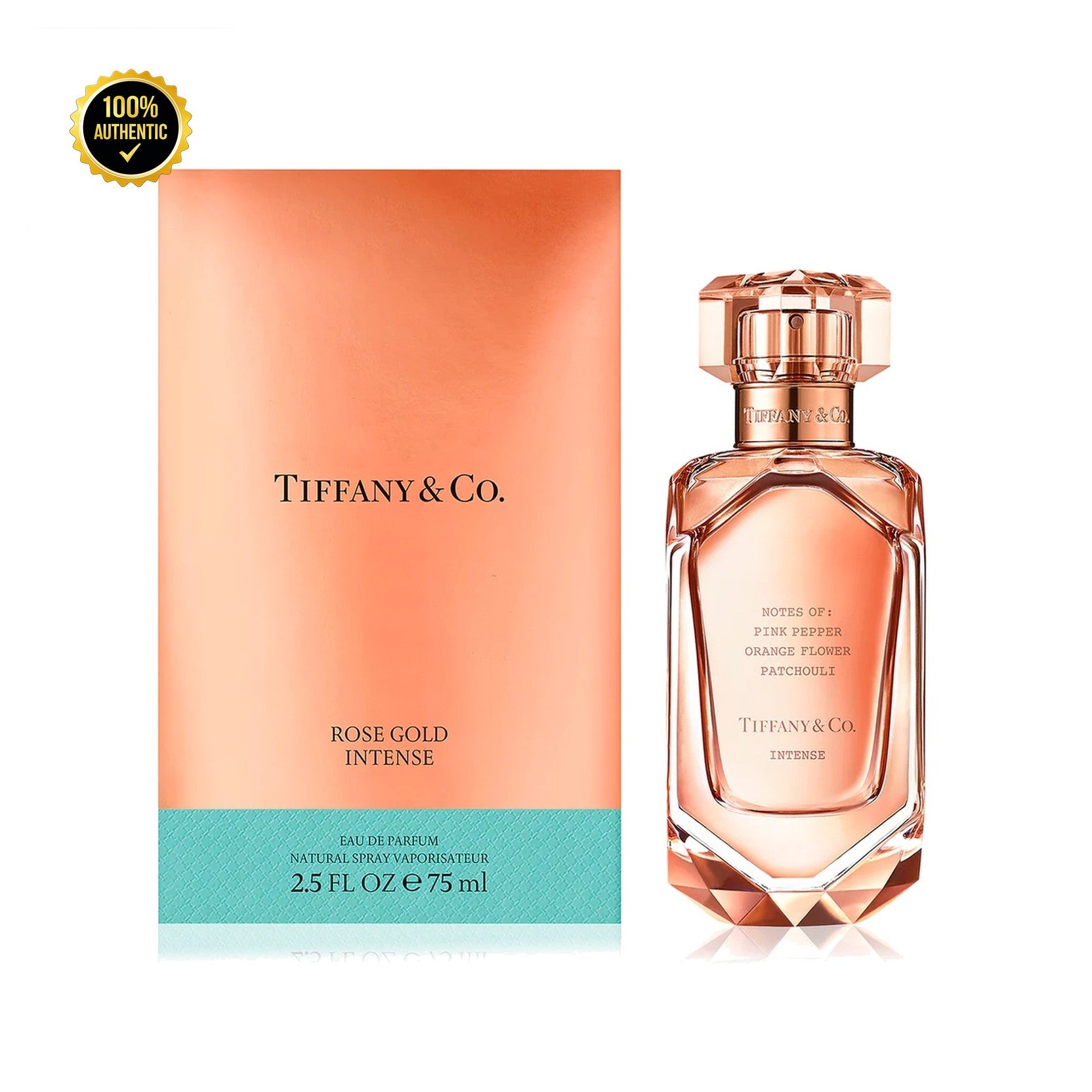 Set W- Tiffany & Co Rose Gold 3Pc (2.5oz EDP + 3.4 Bl + 5Ml)