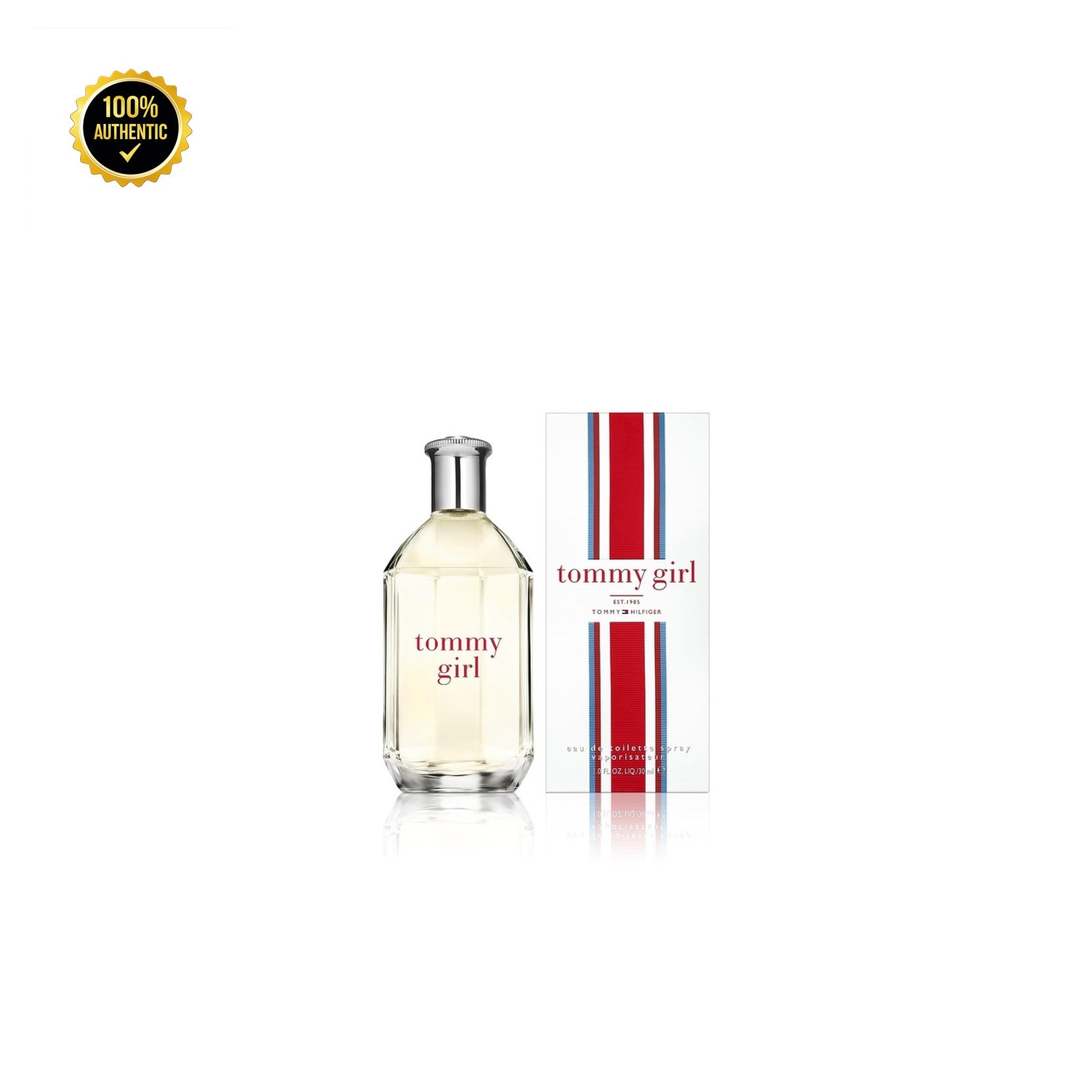 Set W- Tommy Girl Mini (3 X .1/2oz 1 Crystal Bottle W/ 2 Refills)