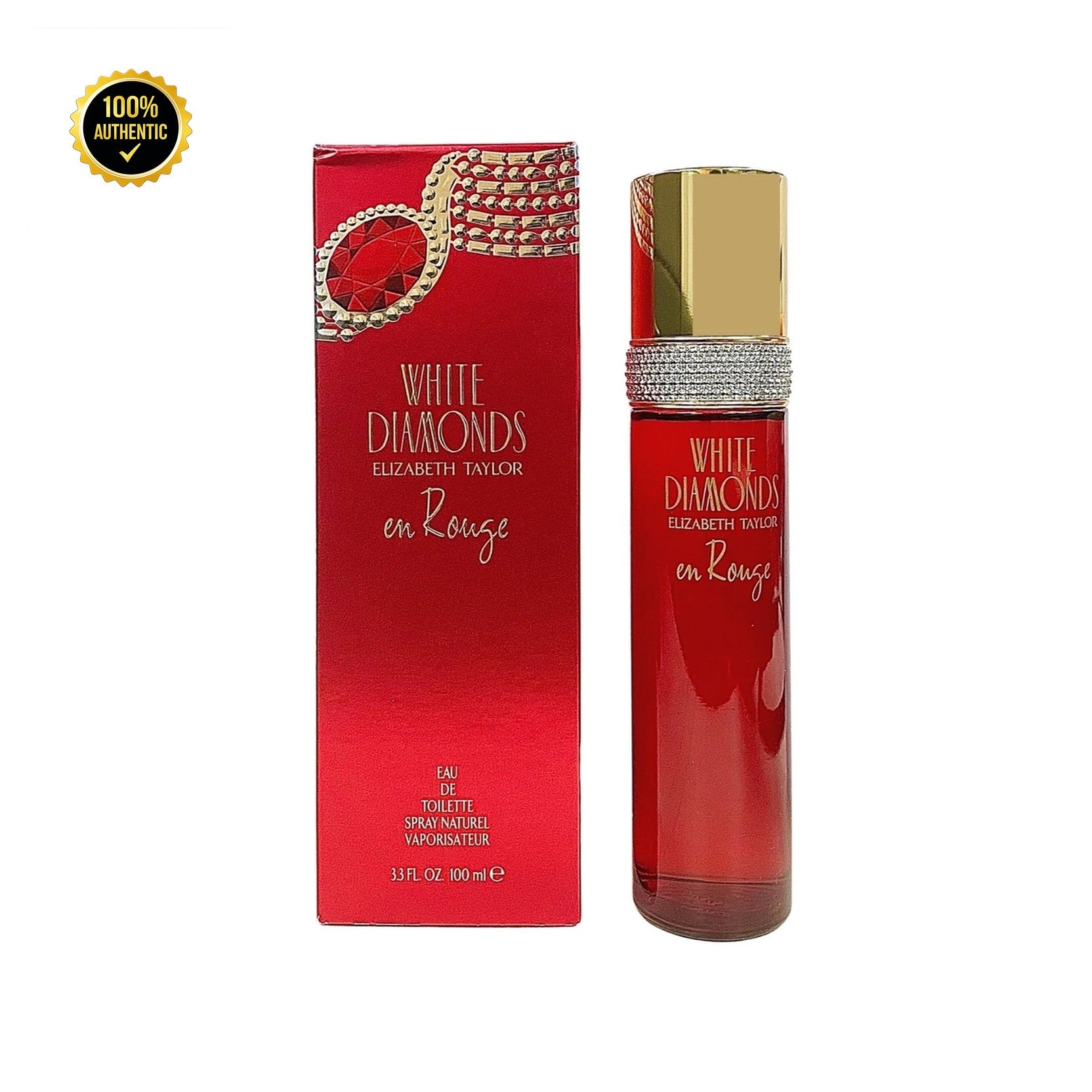 Set W White Diamond En Rouge 3Pc (3.4oz EDT + 3.4Bl +3.4Sg)