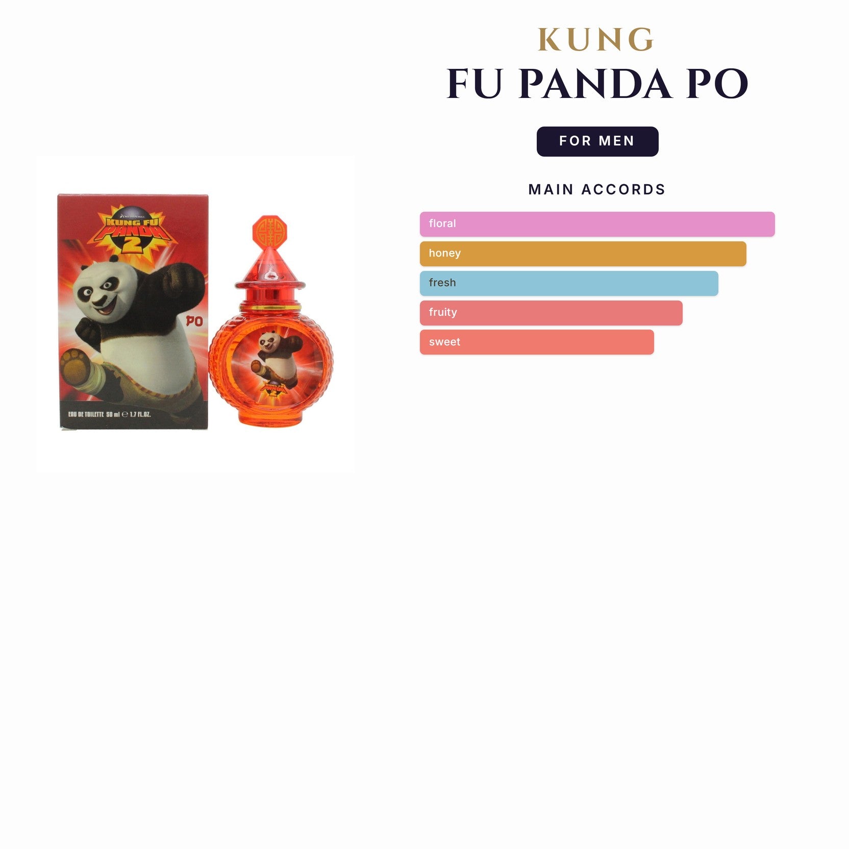Set M- Kids- Kung Fu Panda Po 3Pcs (1.7oz + 2.5oz S/G + Pin)
