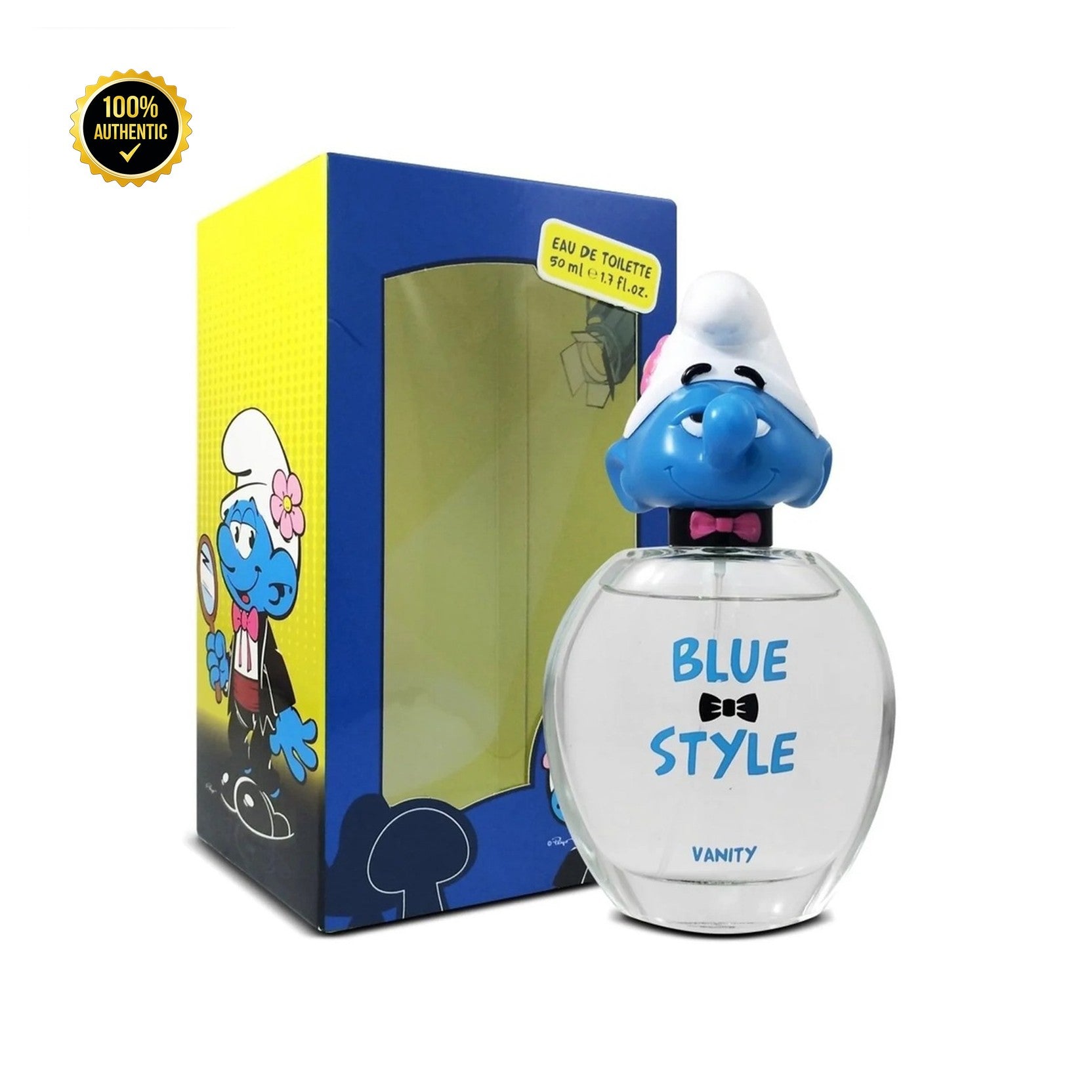 Set M- Kids- Smurfs 3D Vanity -3Pcs (3.4oz + 2.5oz S/Gel + Key)